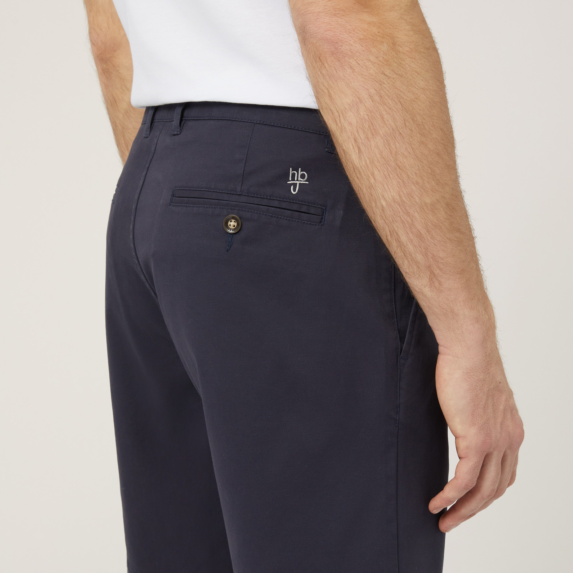 Bermuda Chino In Twill, Light Blue, large image number 2