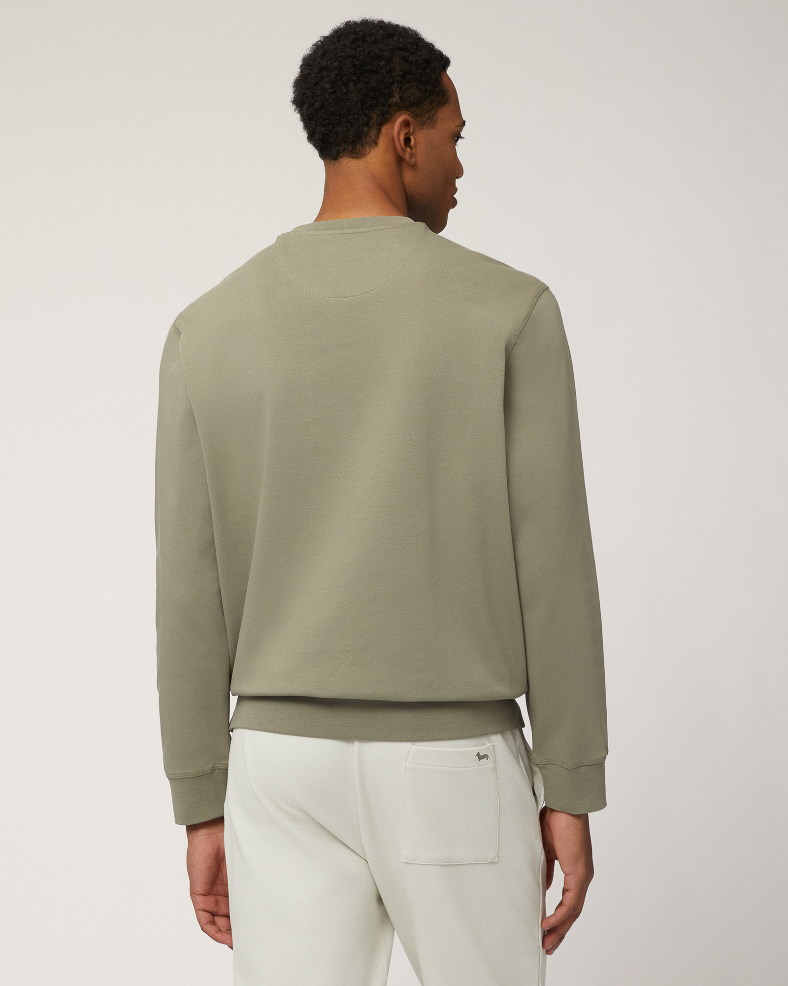 Cotton Sweatshirt with Lettering