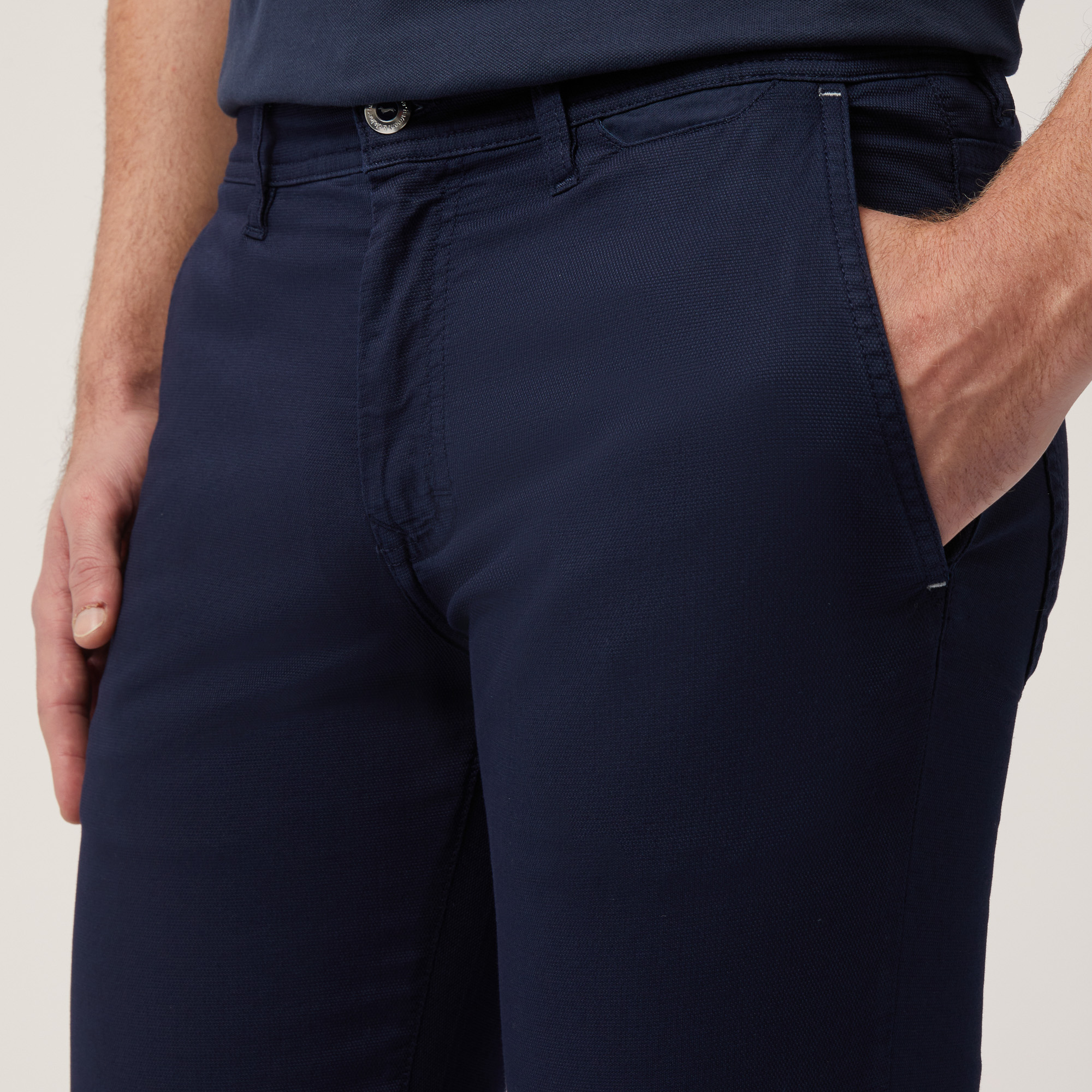Pantaloni Colorfive, Blu Navy, large image number 2