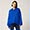 V-Neck Pullover With Puffed Sleeves, Light Blue, swatch