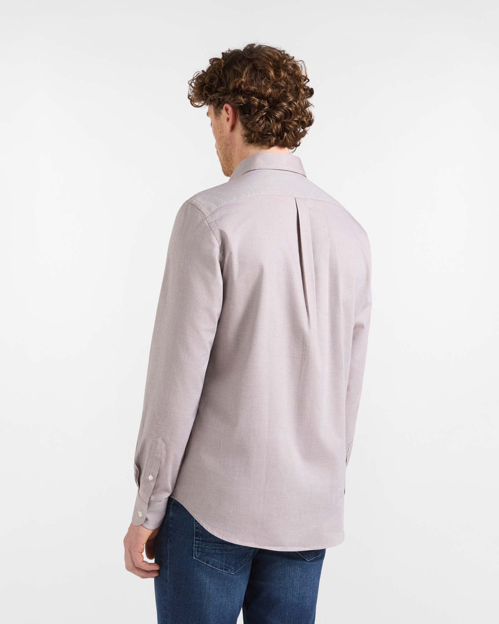 Camicia HBJ Uomo Regular Fit con collo Montecarlo in puro cotone, BIANCO, large