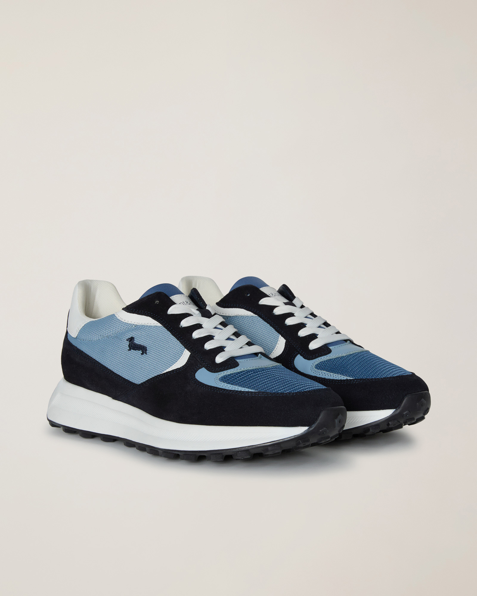 Sneaker mit Materialmix, Blau/Marine, large image number 1