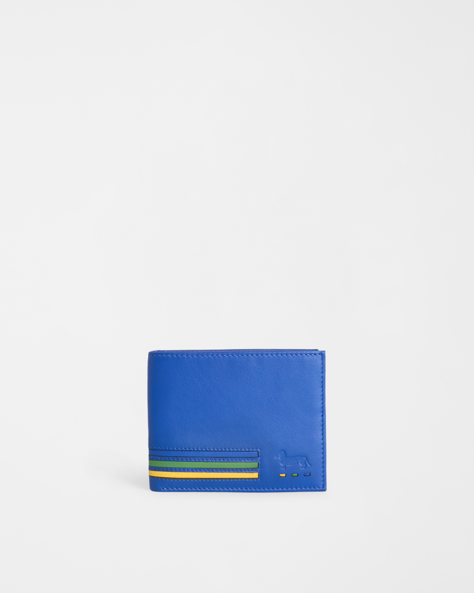Men's wallet with colorful details