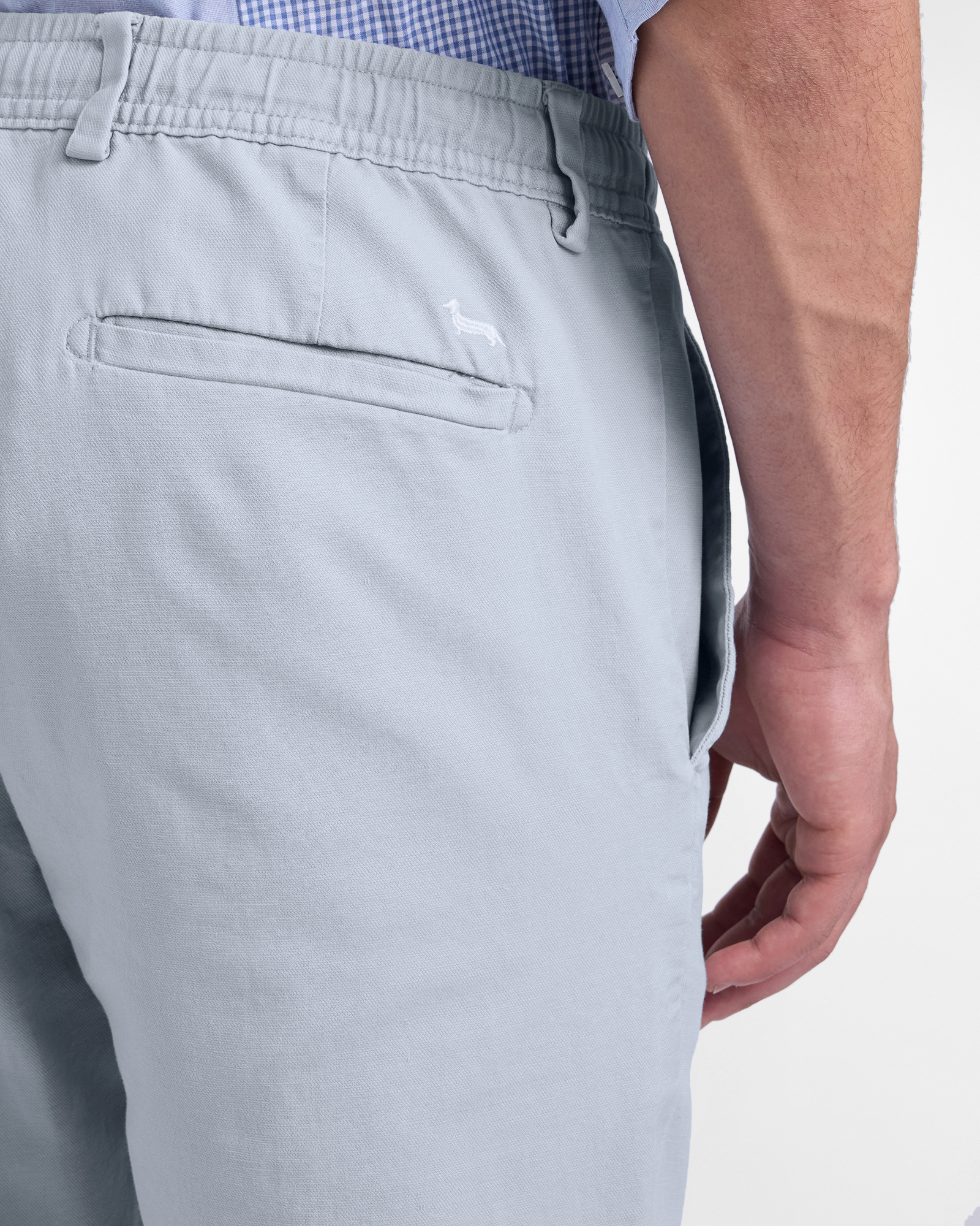 Pantalones jogger para hombre en algod&oacute;n, Azul, large image number 2