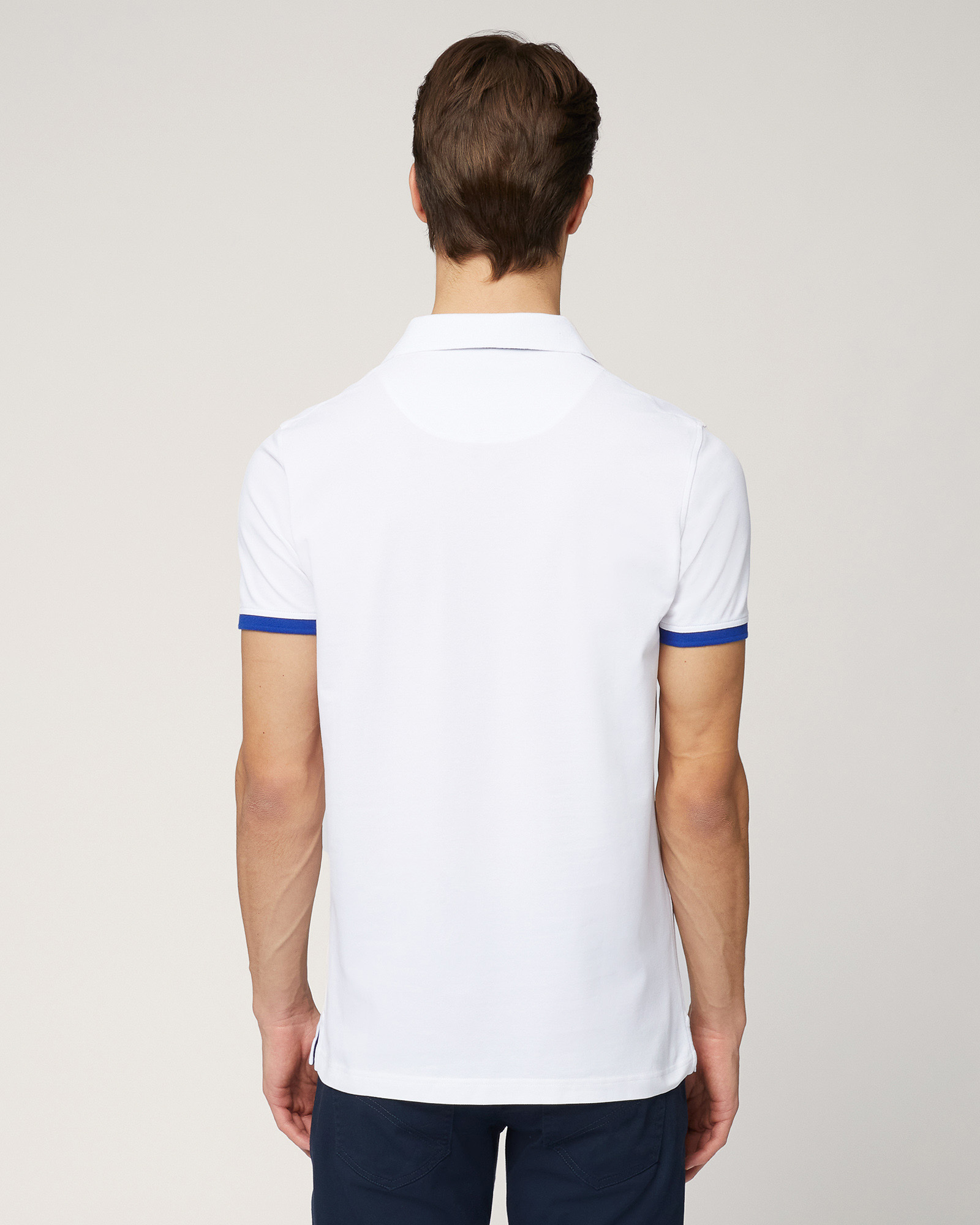 Narrow Polo With Contrasts