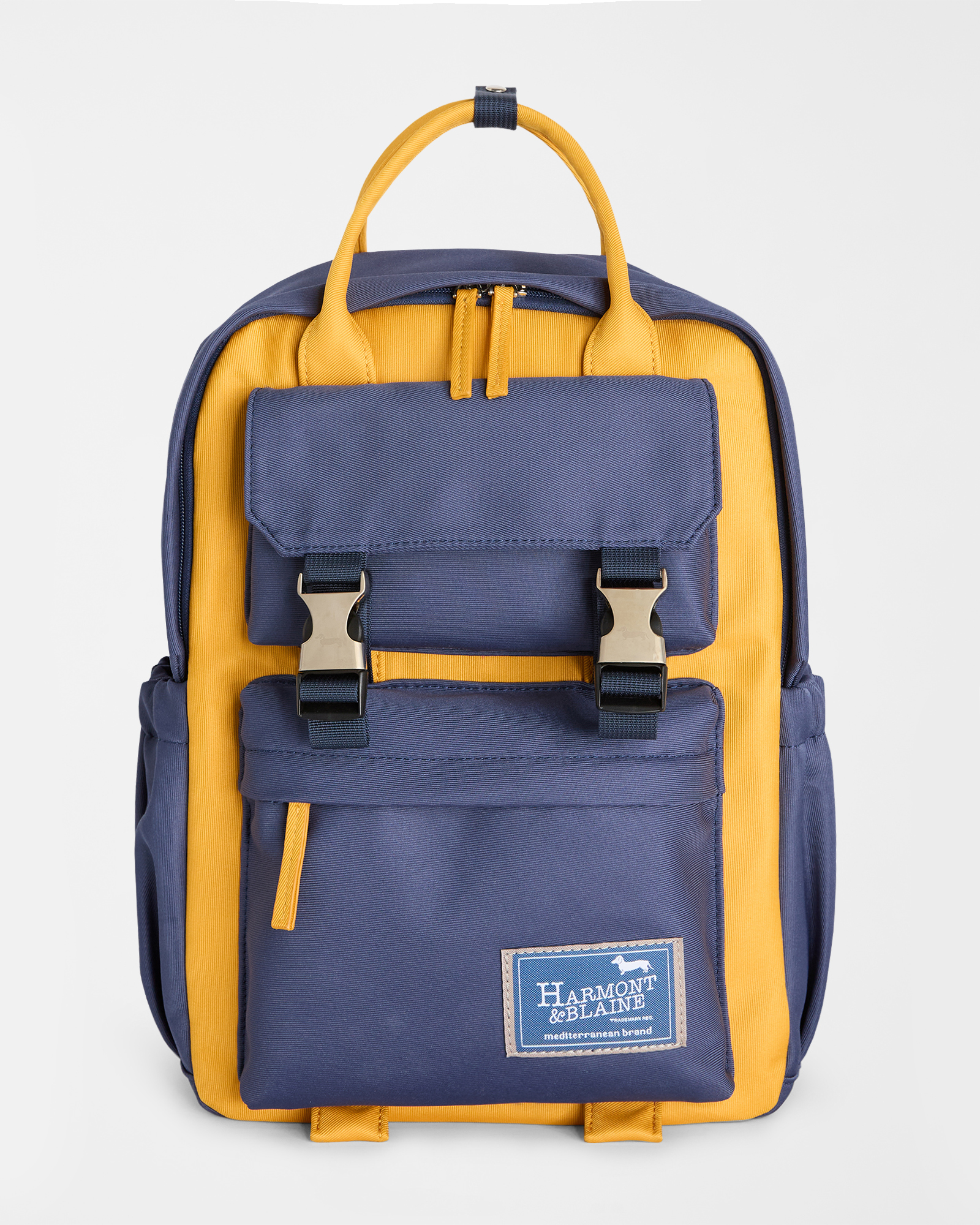 Travel backpack in technical fabric