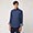 Camicia In Cotone A Righe Con Interni A Contrasto, Blu, swatch