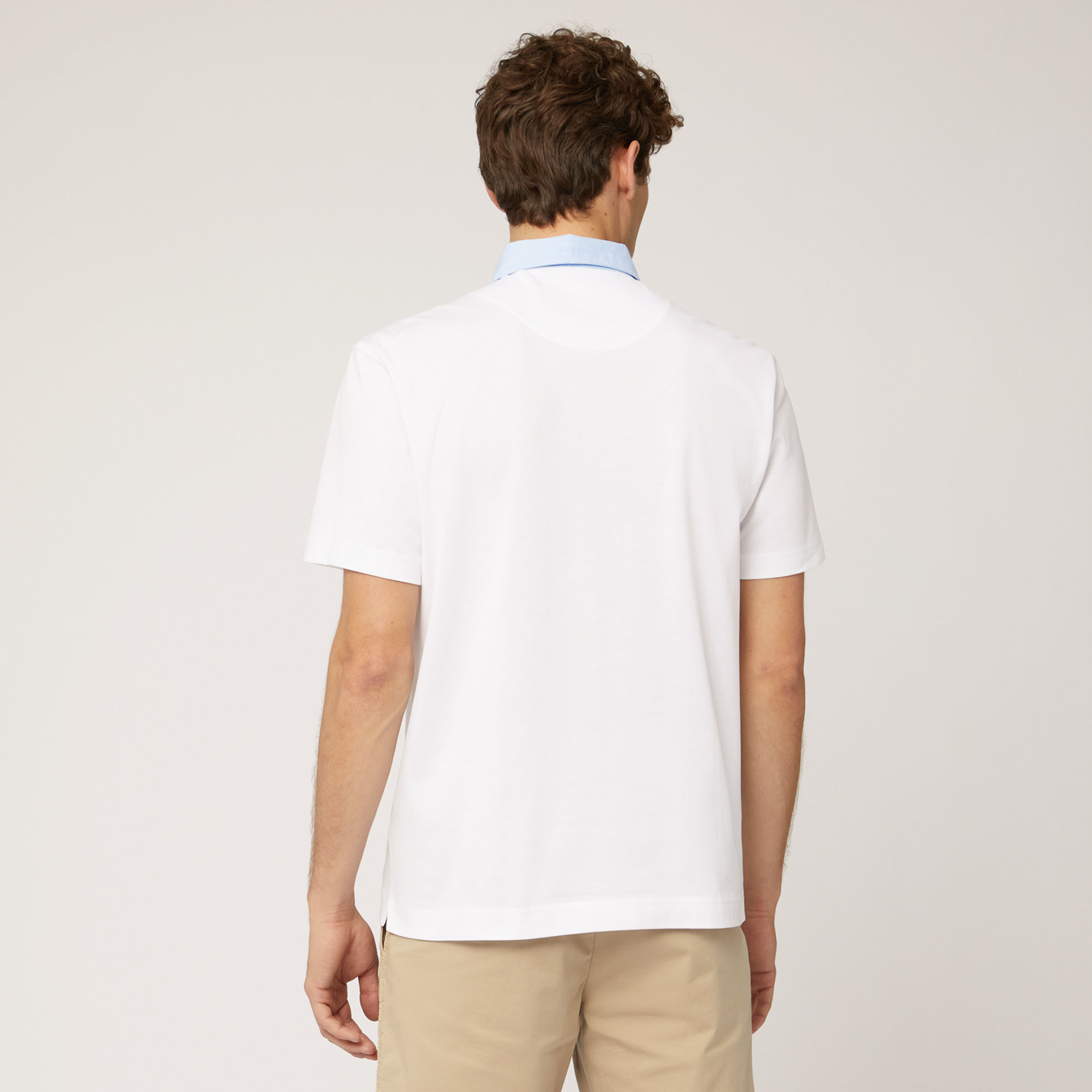 Polo with Pocket, White, large image number 1
