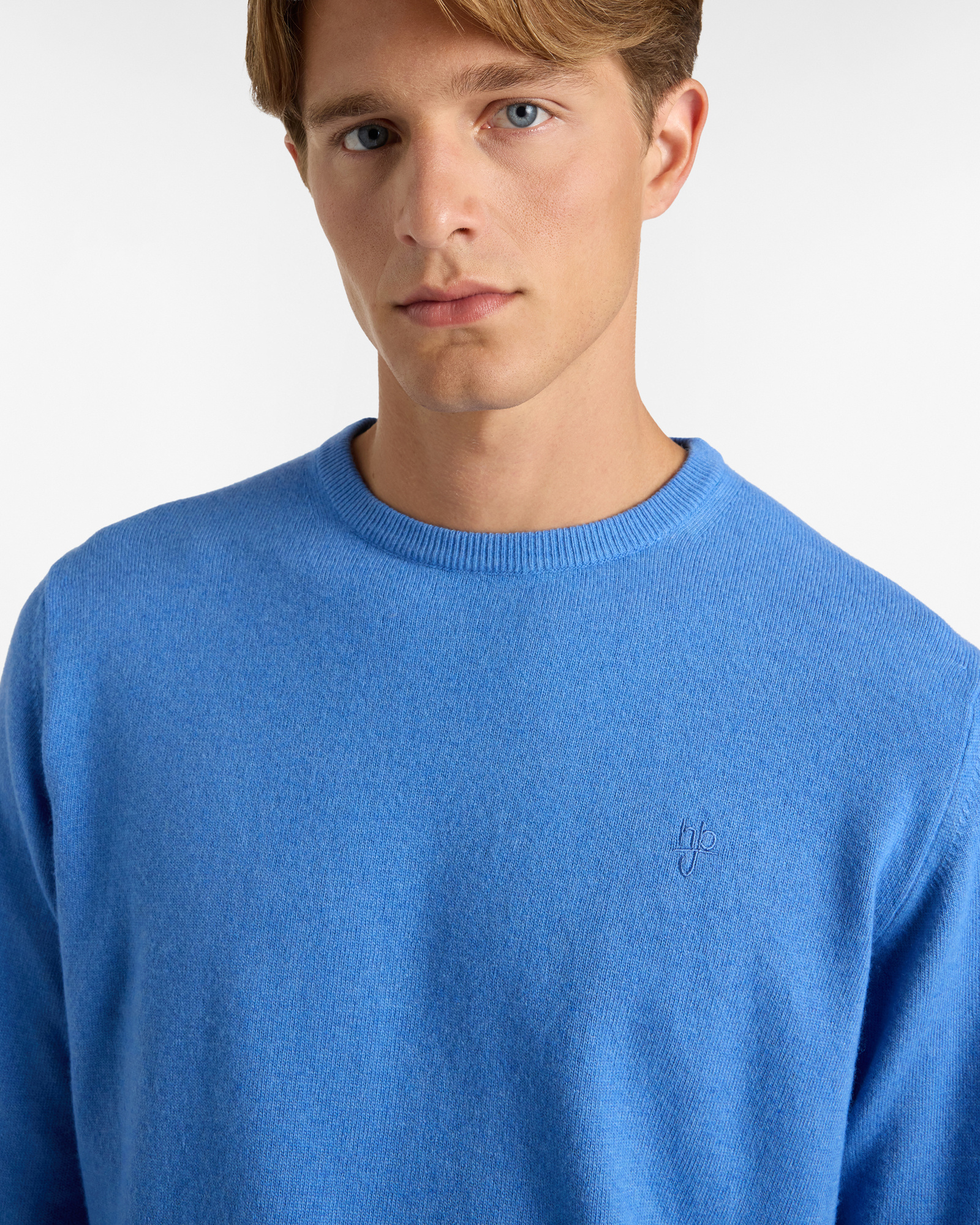 Maglione Girocollo basic, Azzurro, large image number 2
