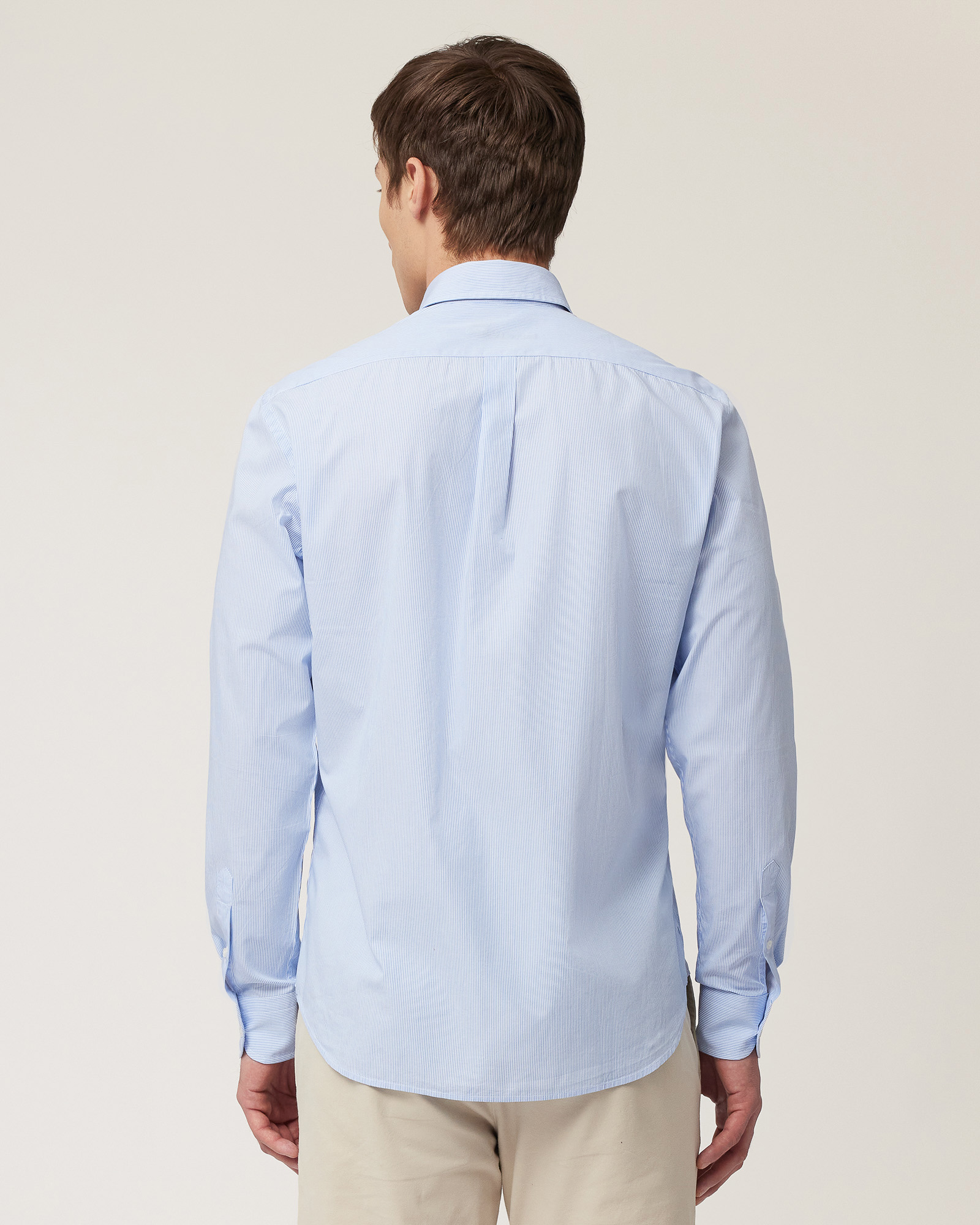 Shirt with Dachshund Embroidery, Sky Blue, large image number 1