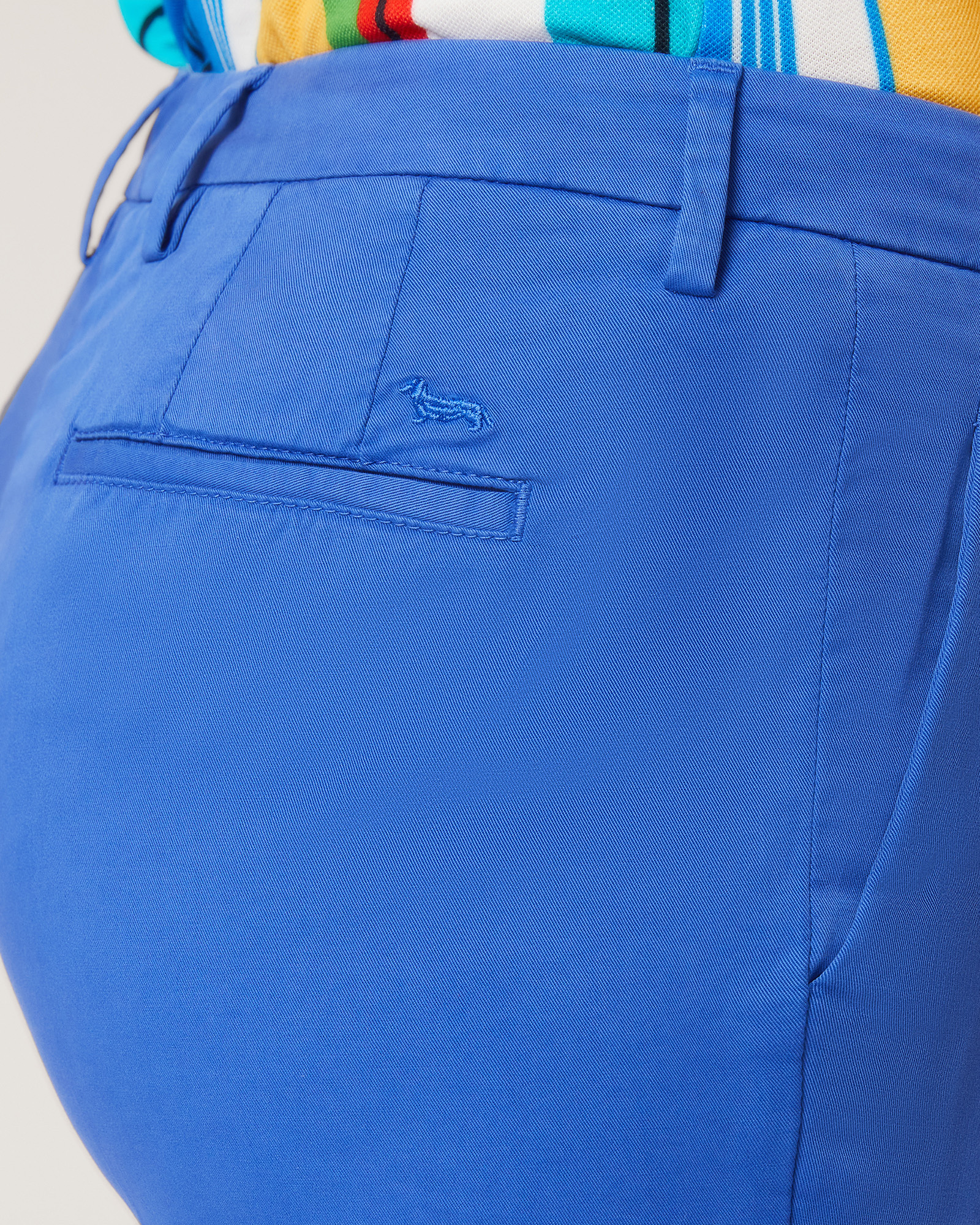 Pantalon Chino En Coton Stretch, Bleu clair, large image number 2