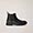 Stivaletto Chelsea In Pelle Scamosciata, Nero, swatch