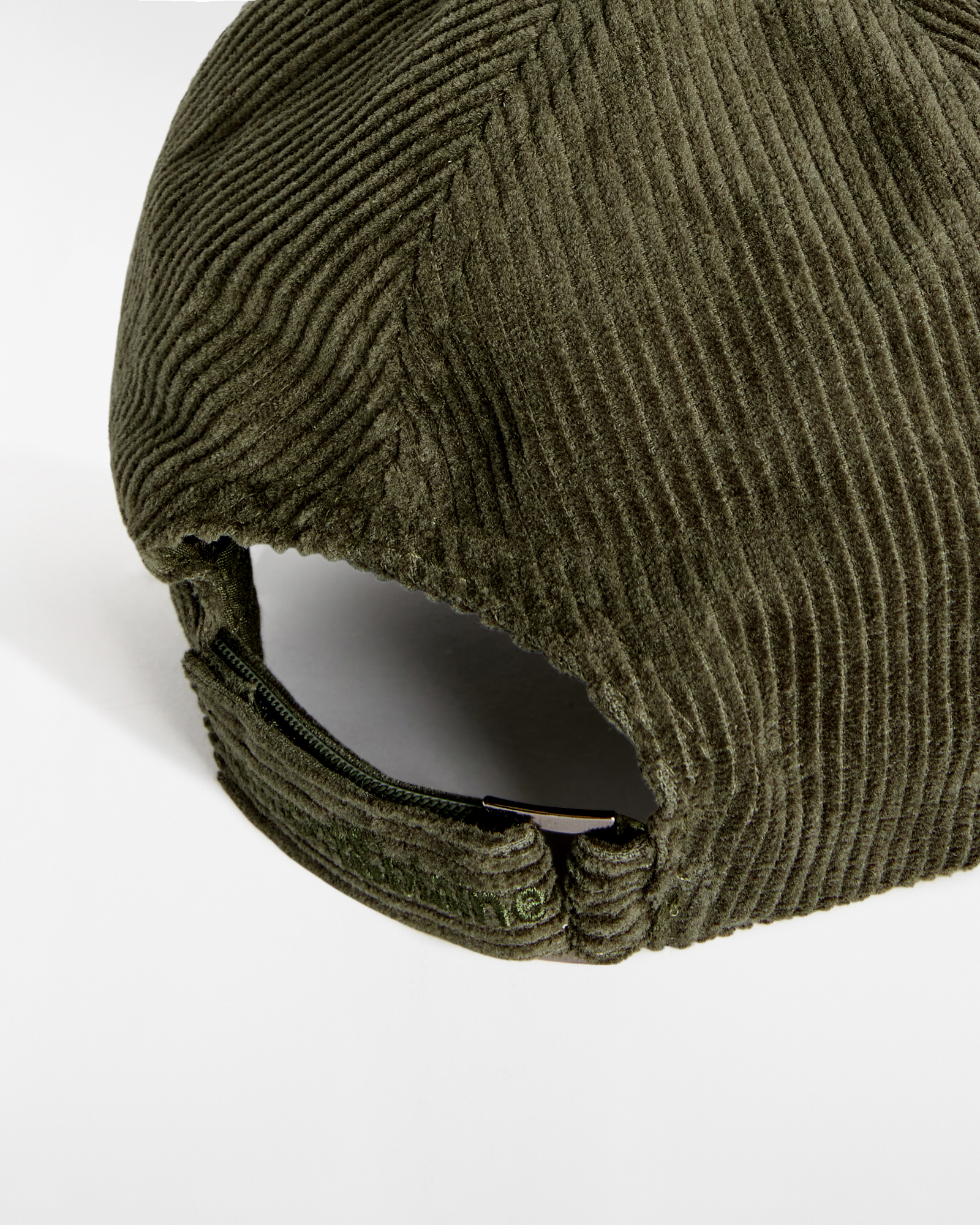 Cappello In Velluto A Coste, Verde Militare, large image number 2