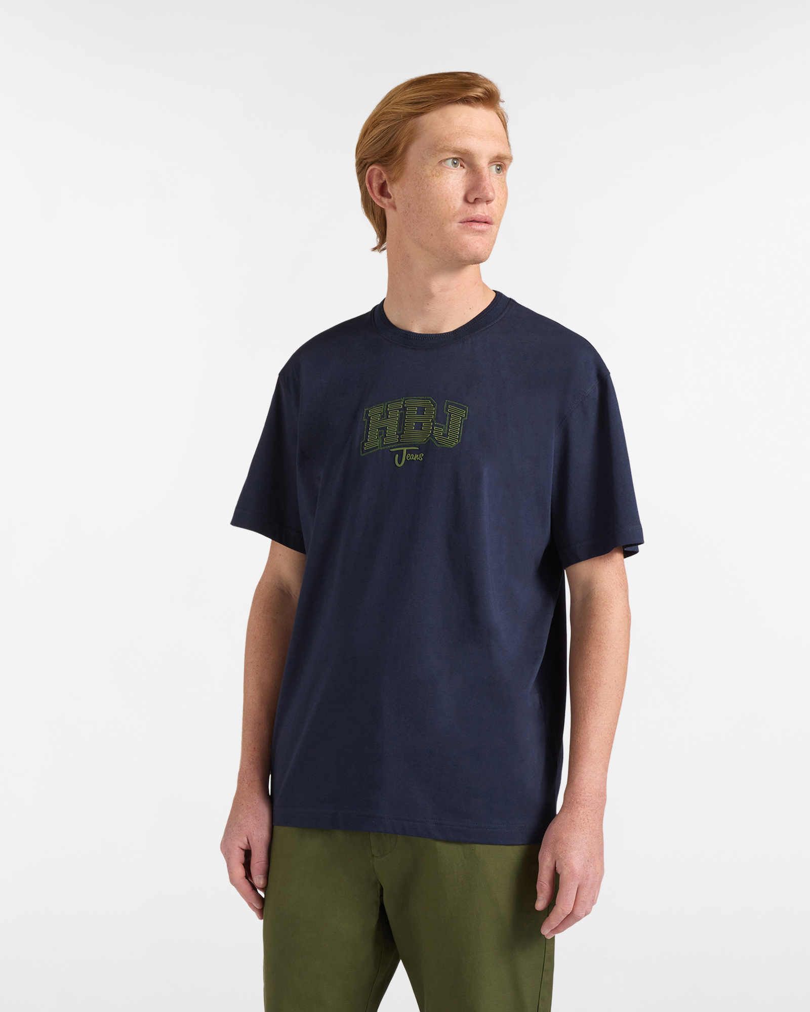 T‑shirt Uomo Con Logo 3D rigato