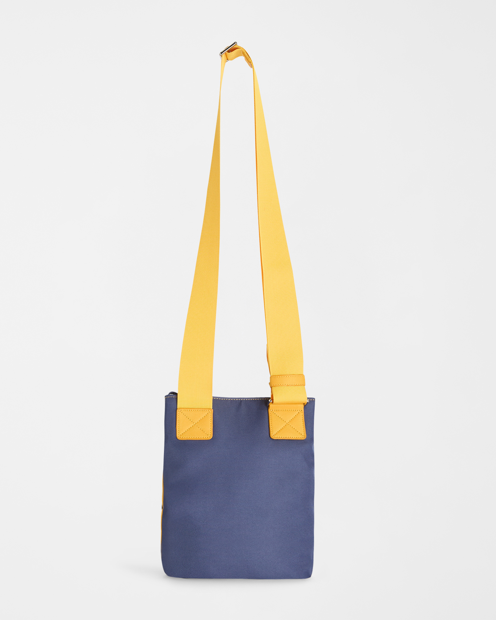 Sac &agrave; bandouli&egrave;re en tissu technique, Bleu, large image number 1