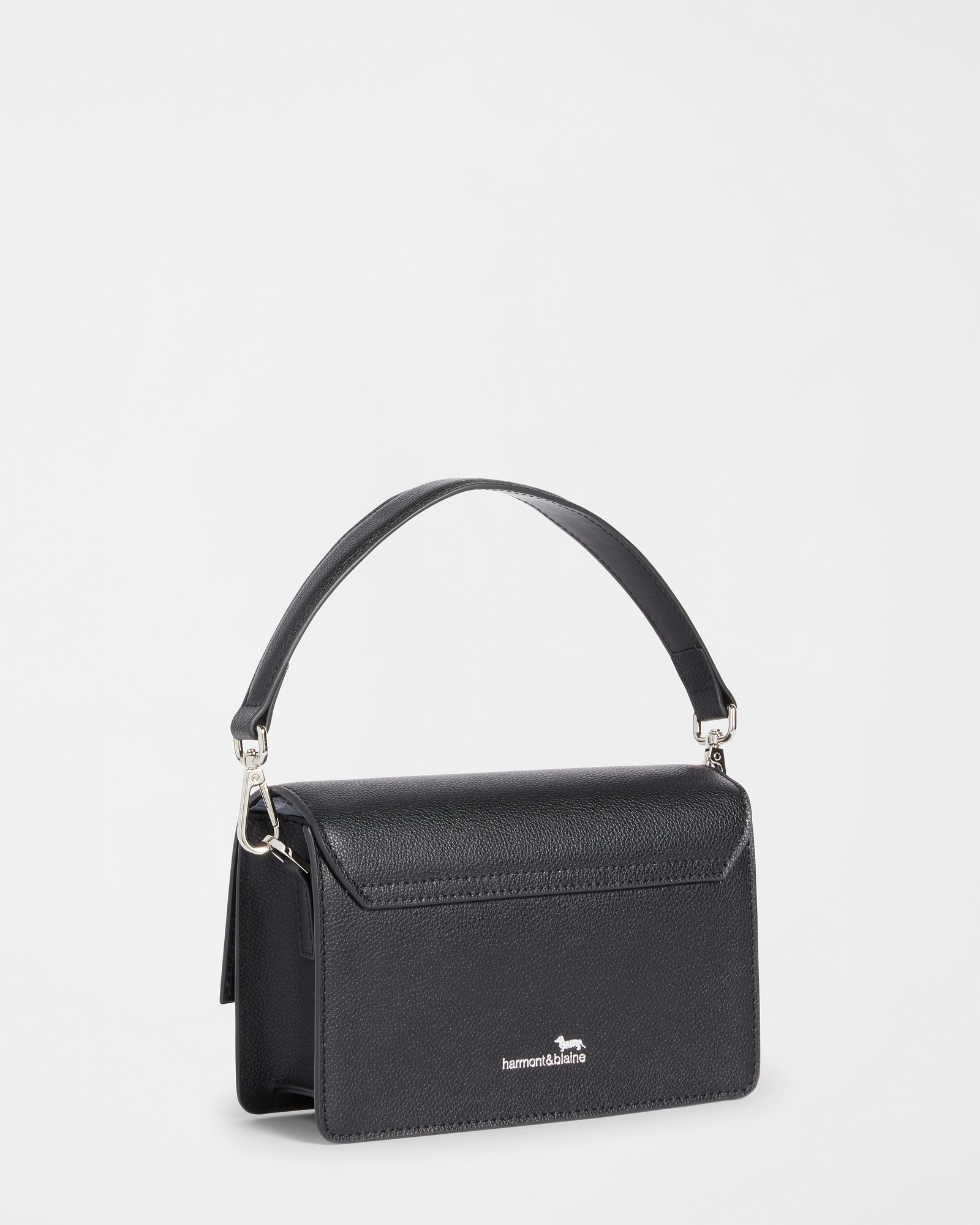 Borsa Piccola Blaine Mania In Pelle, Nero, large image number 1