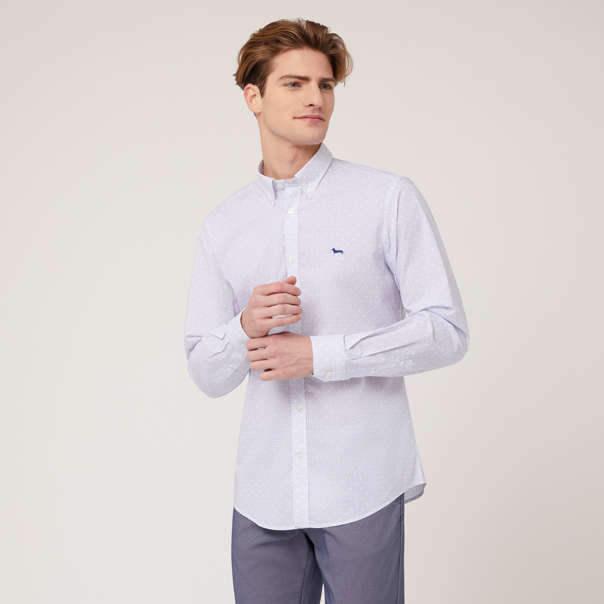 All-Over Micro Pattern Shirt