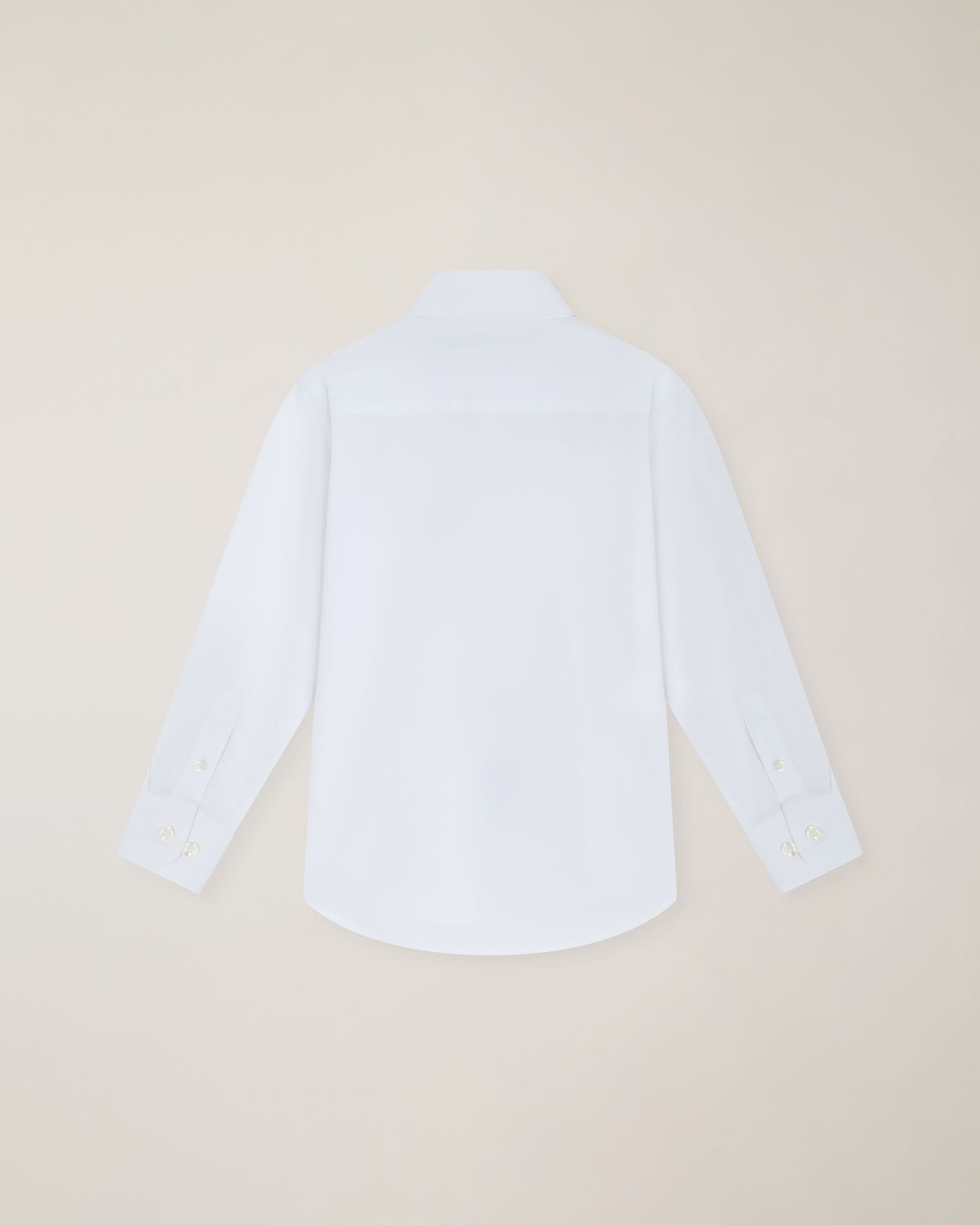 Poplin shirt with front embroidered logo