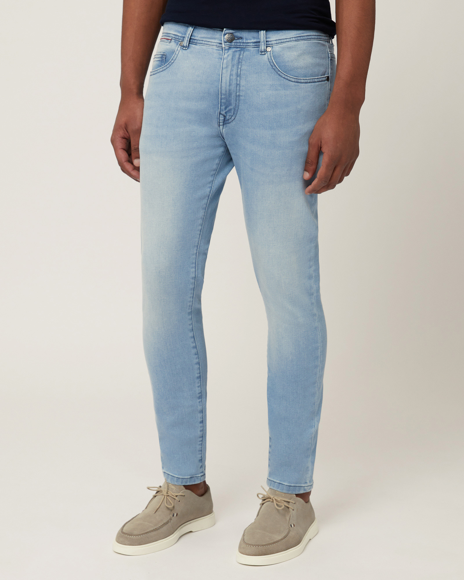 Slim Five-Pocket Denim Pants