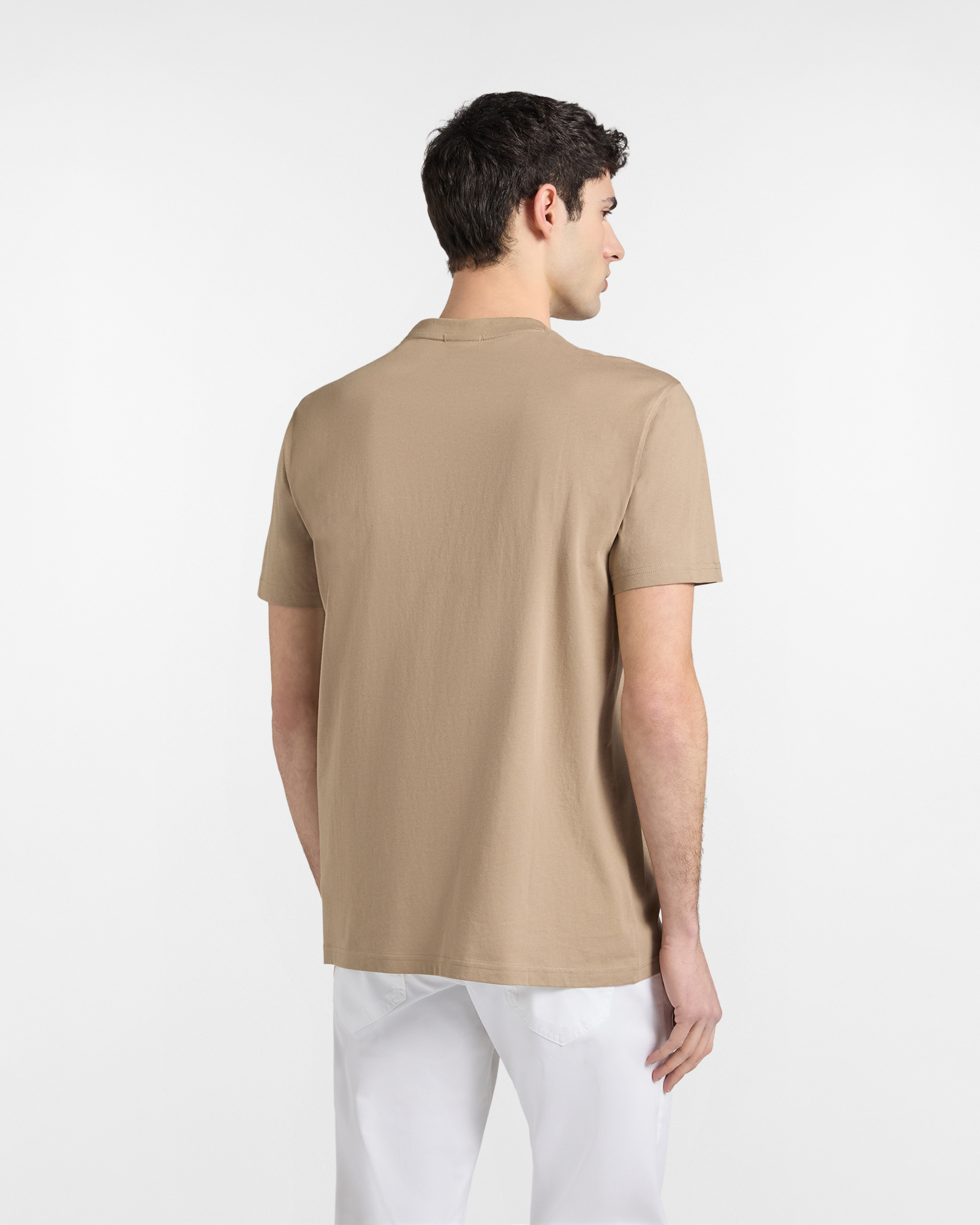 T-Shirt Uomo Logo 3D, Grigio, large image number 1