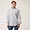 Shirt With Micro Pattern All Over And Contrasting Inner Detail, Gray, swatch