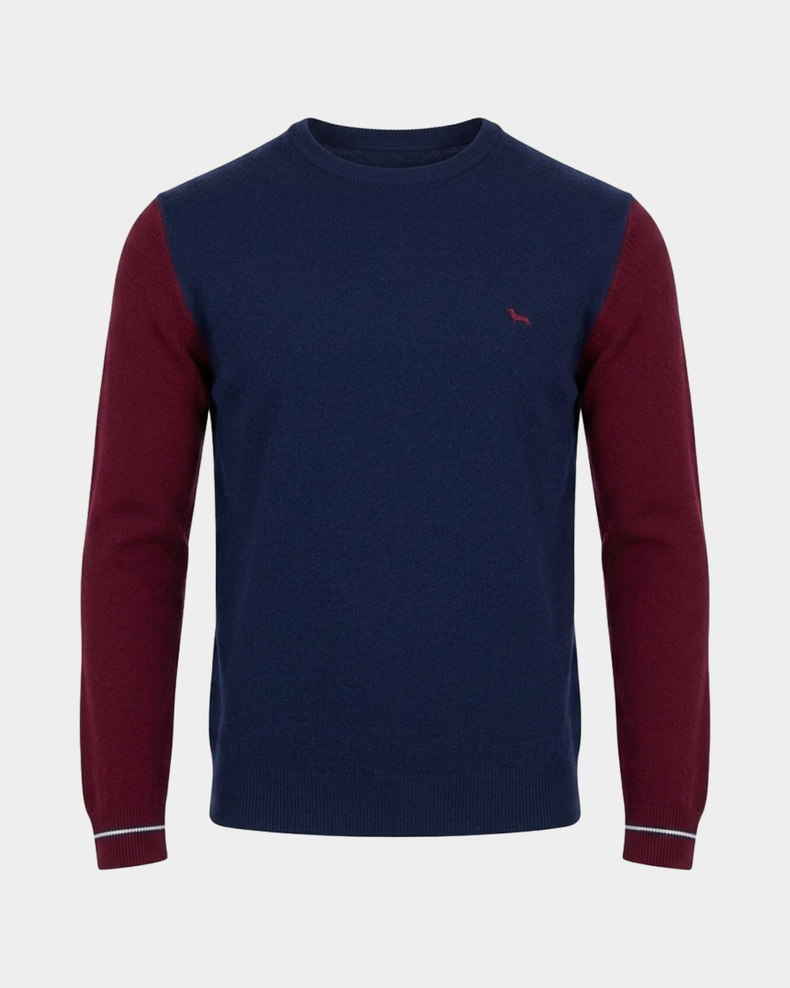Men's regular fit sweater in a  cashmere blend, SPORT BLUE, large