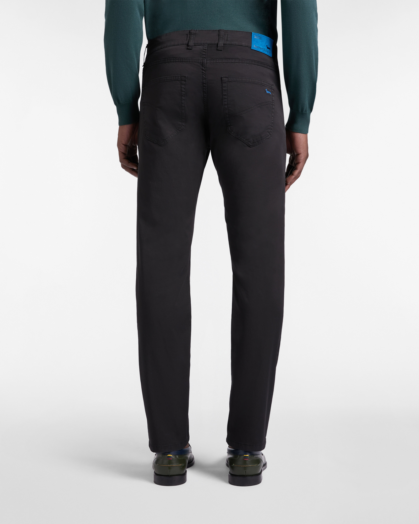Narrow-fit five-pocket trousers