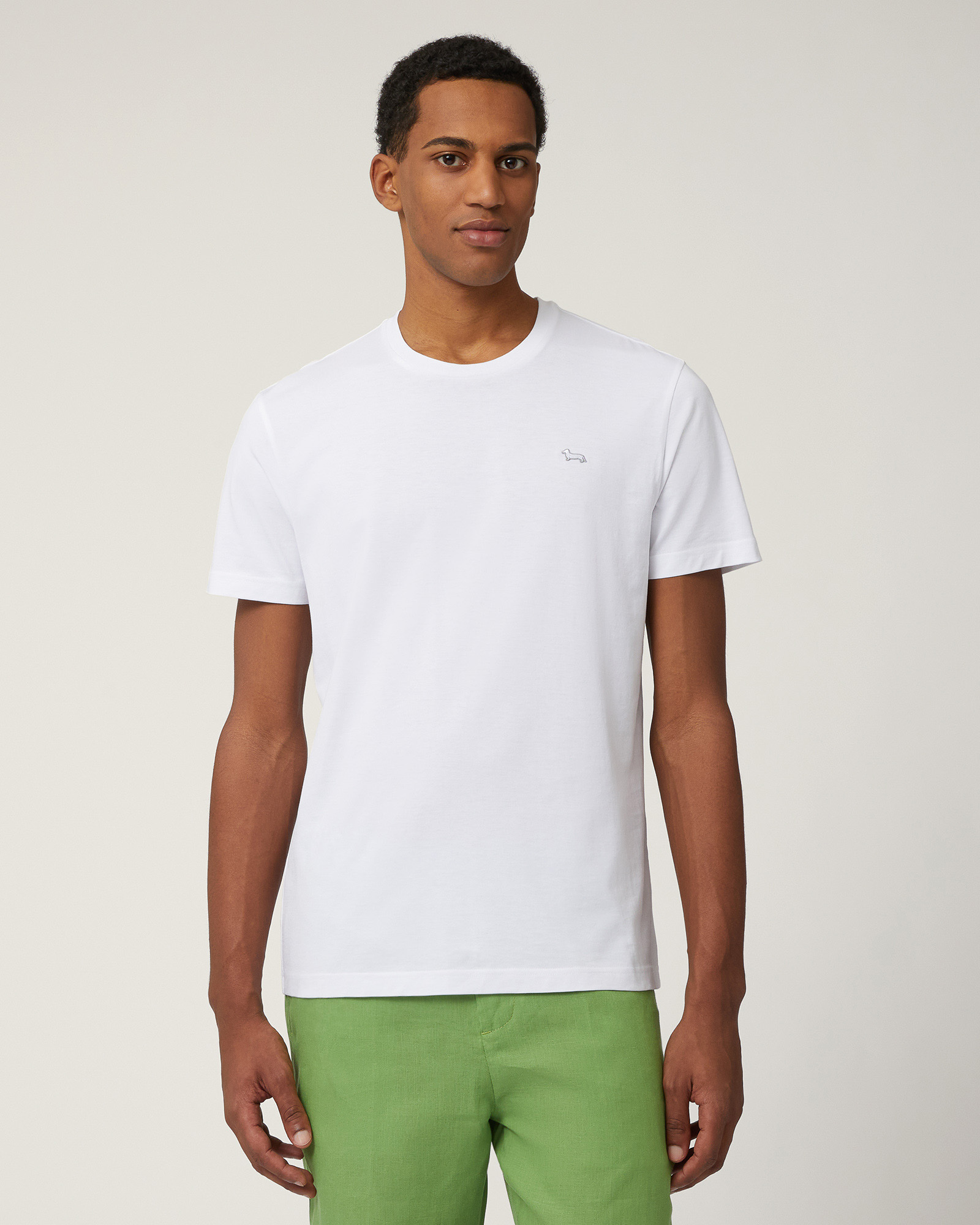 T-Shirt In Cotone Con Bassotto