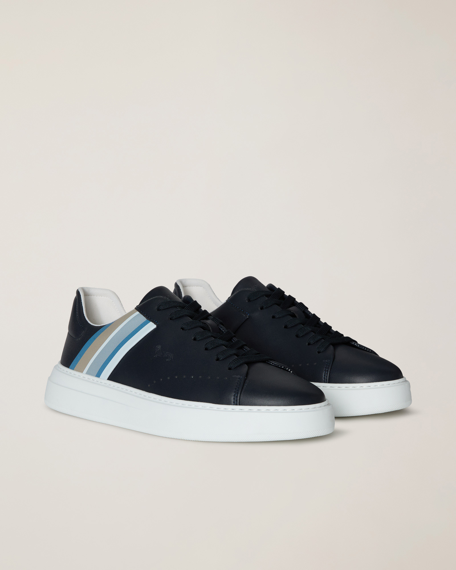 Sneaker with screen print, Blue, large image number 1