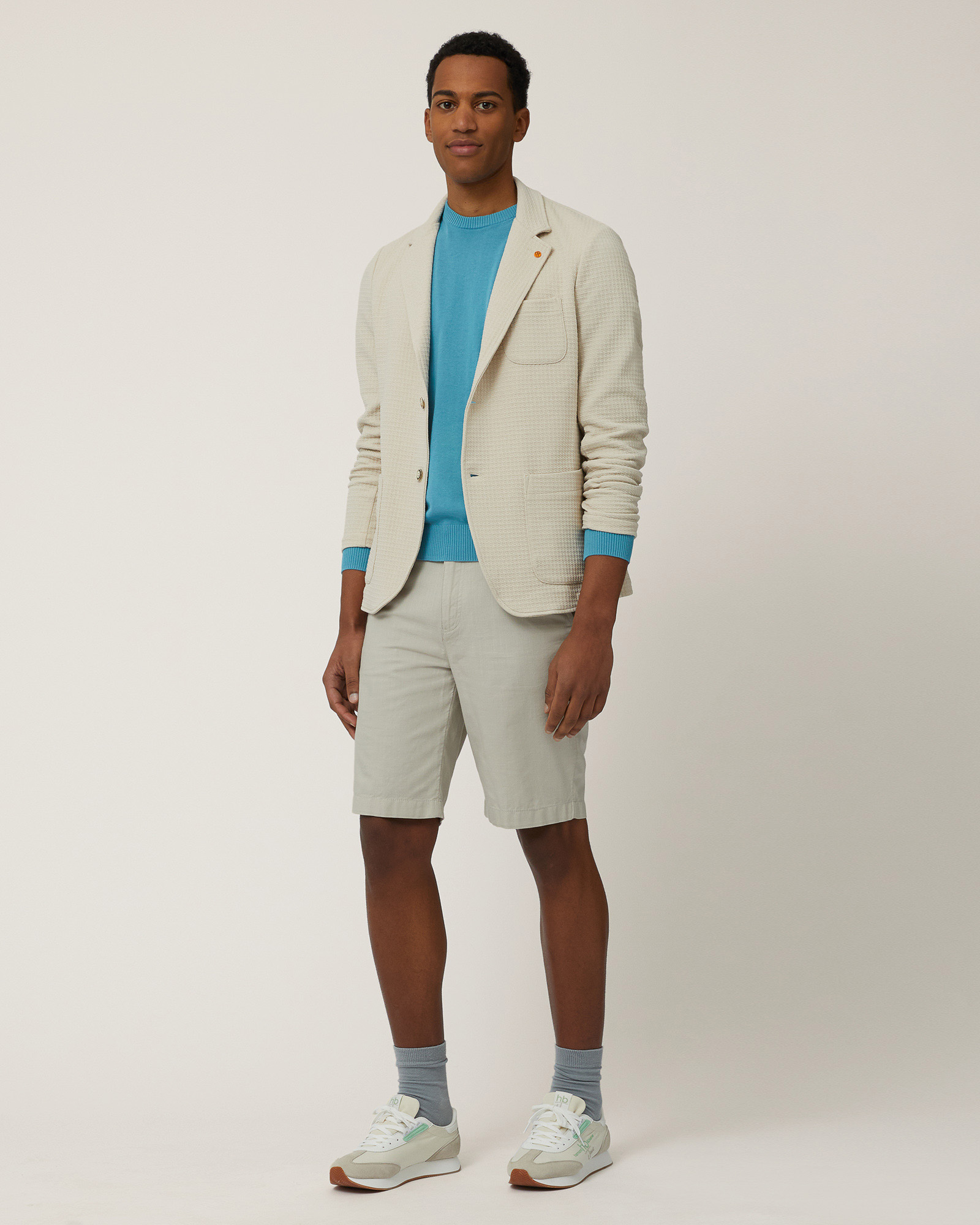 Regular-Fit Jersey Jacket, Sand, large image number 3