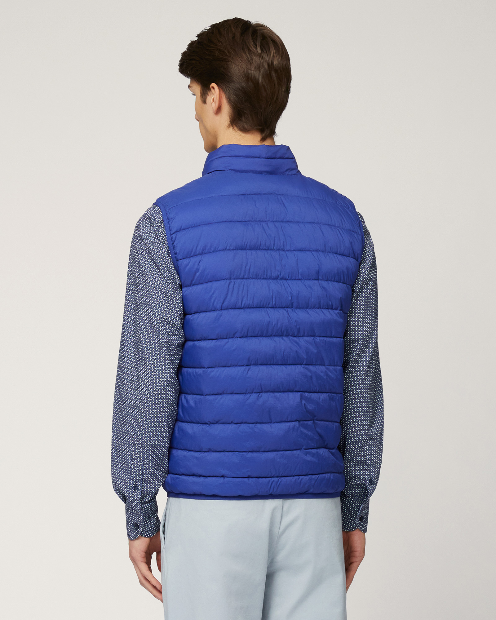 Quilted Nylon Vest, Electric Blue, large image number 1