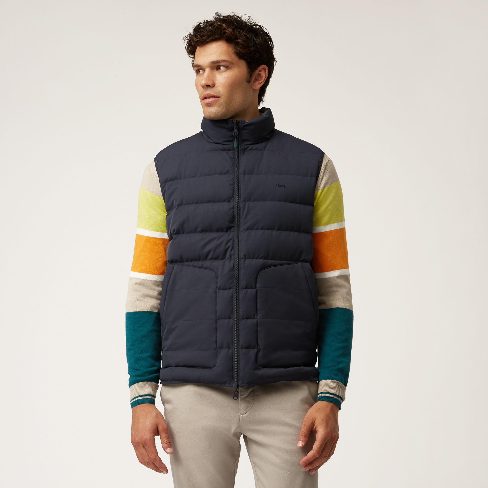 Art Academy Reversible Padded Vest, Green, large image number 0