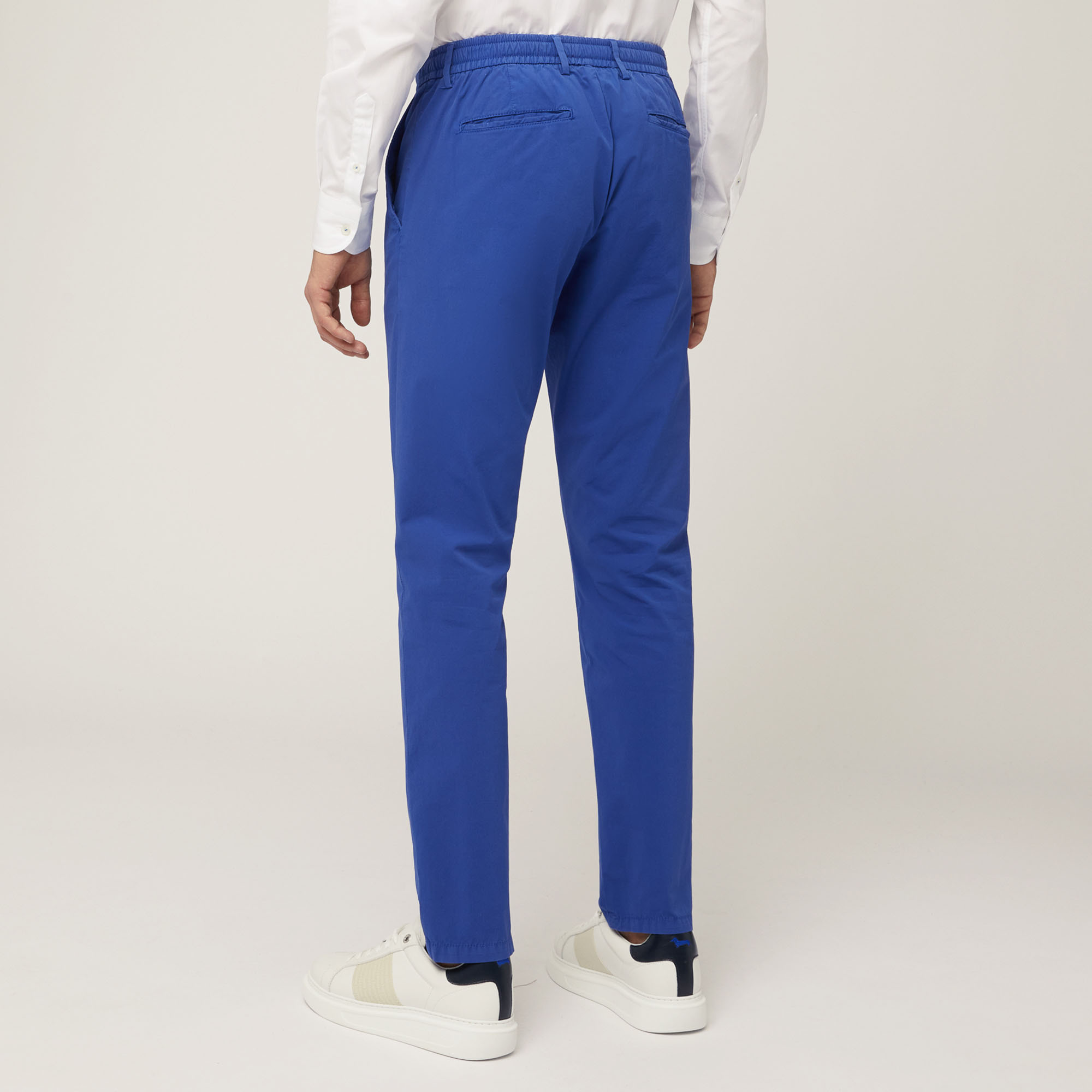 Pantaloni Jogger In Cotone, Ortensia, large image number 1