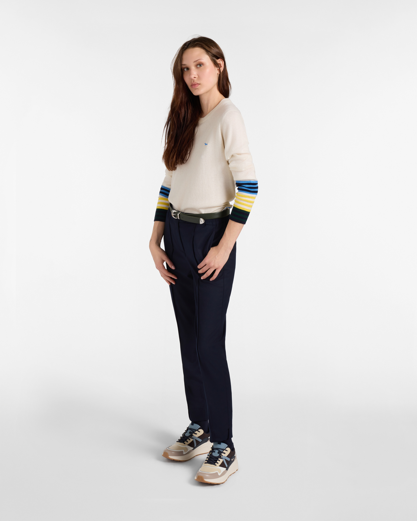 CONTRAST STRIPES ON SLEEVES, WHITE, large image number 3