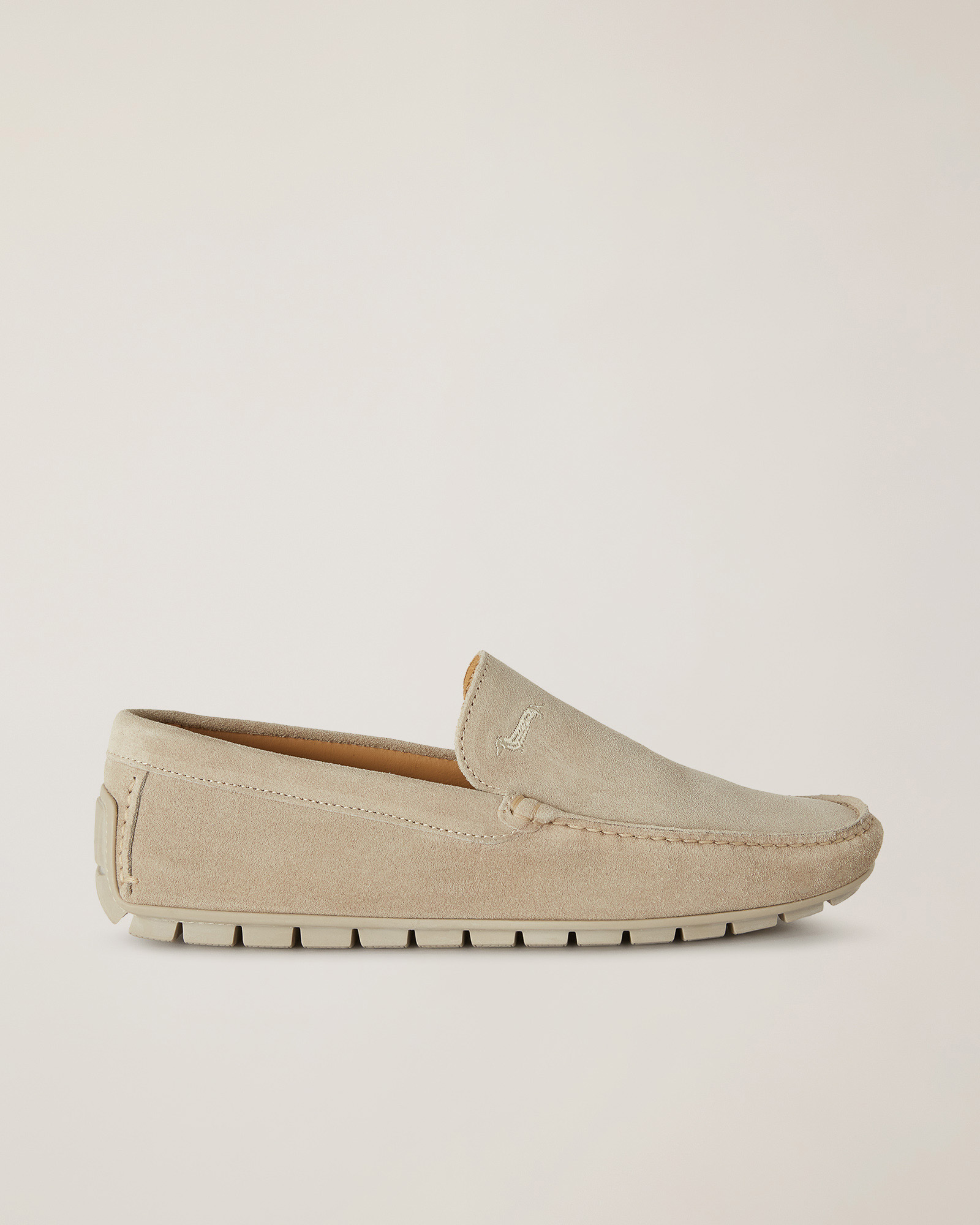 Loafer with Cleats, Beige, large