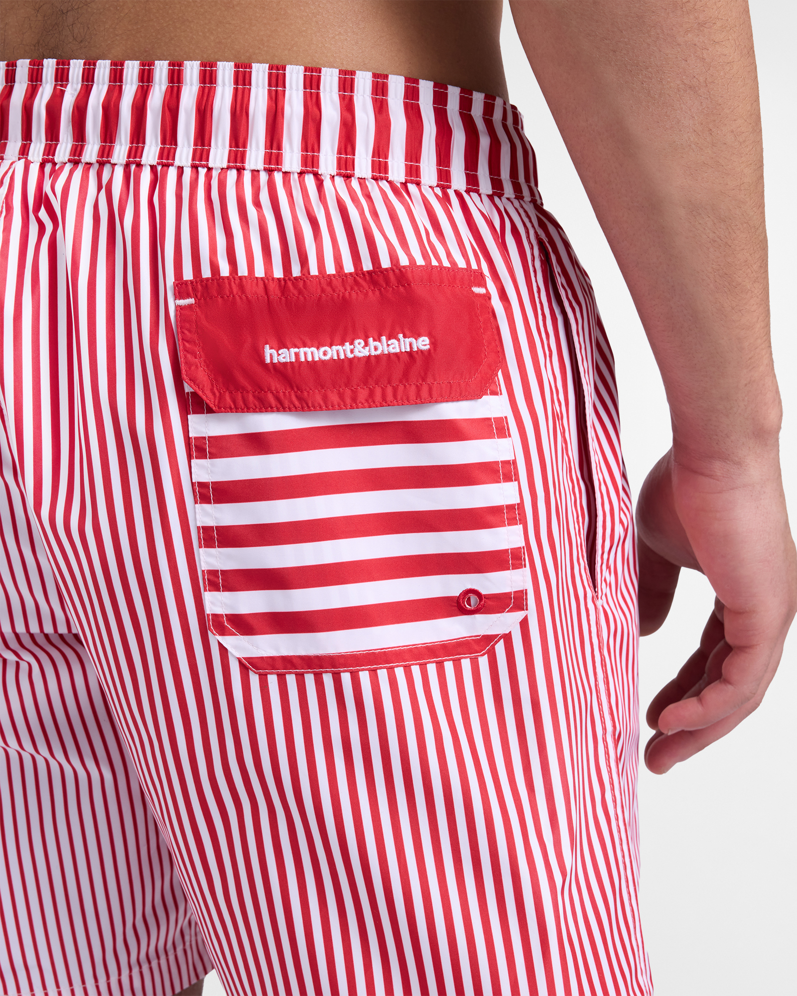 Men's Sorbet capsule swim shorts, Red, large image number 2