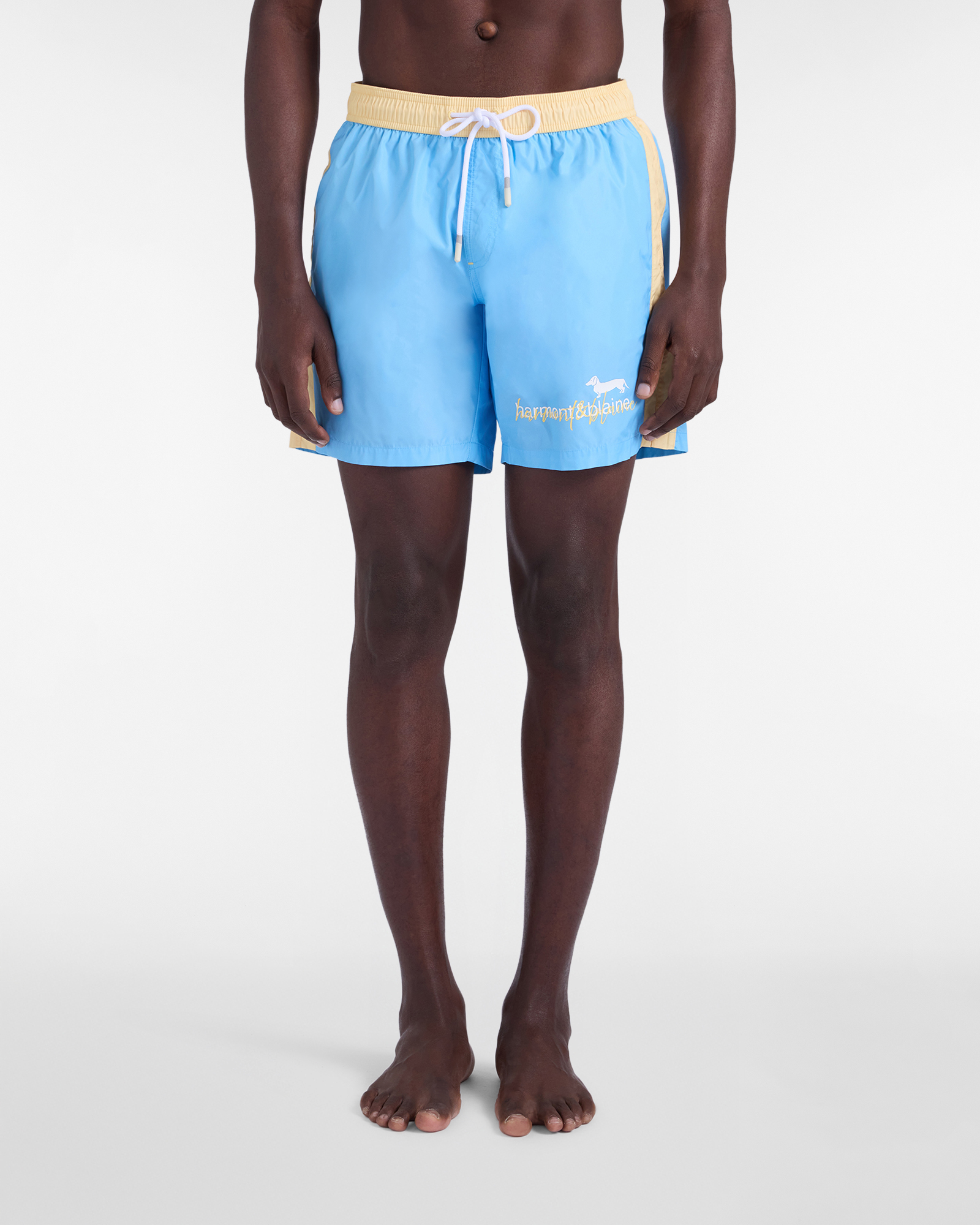 Men&rsquo;s two-tone swim shorts