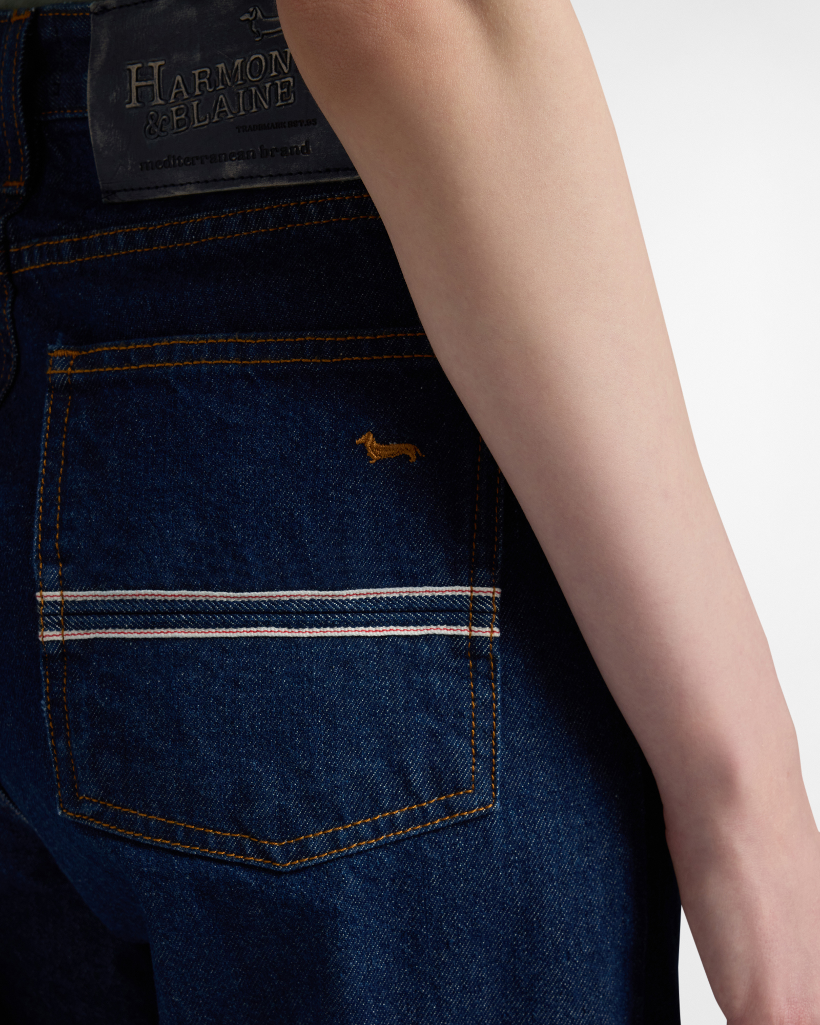 Women's jeans in selvedge denim, Denim Blue, large image number 2