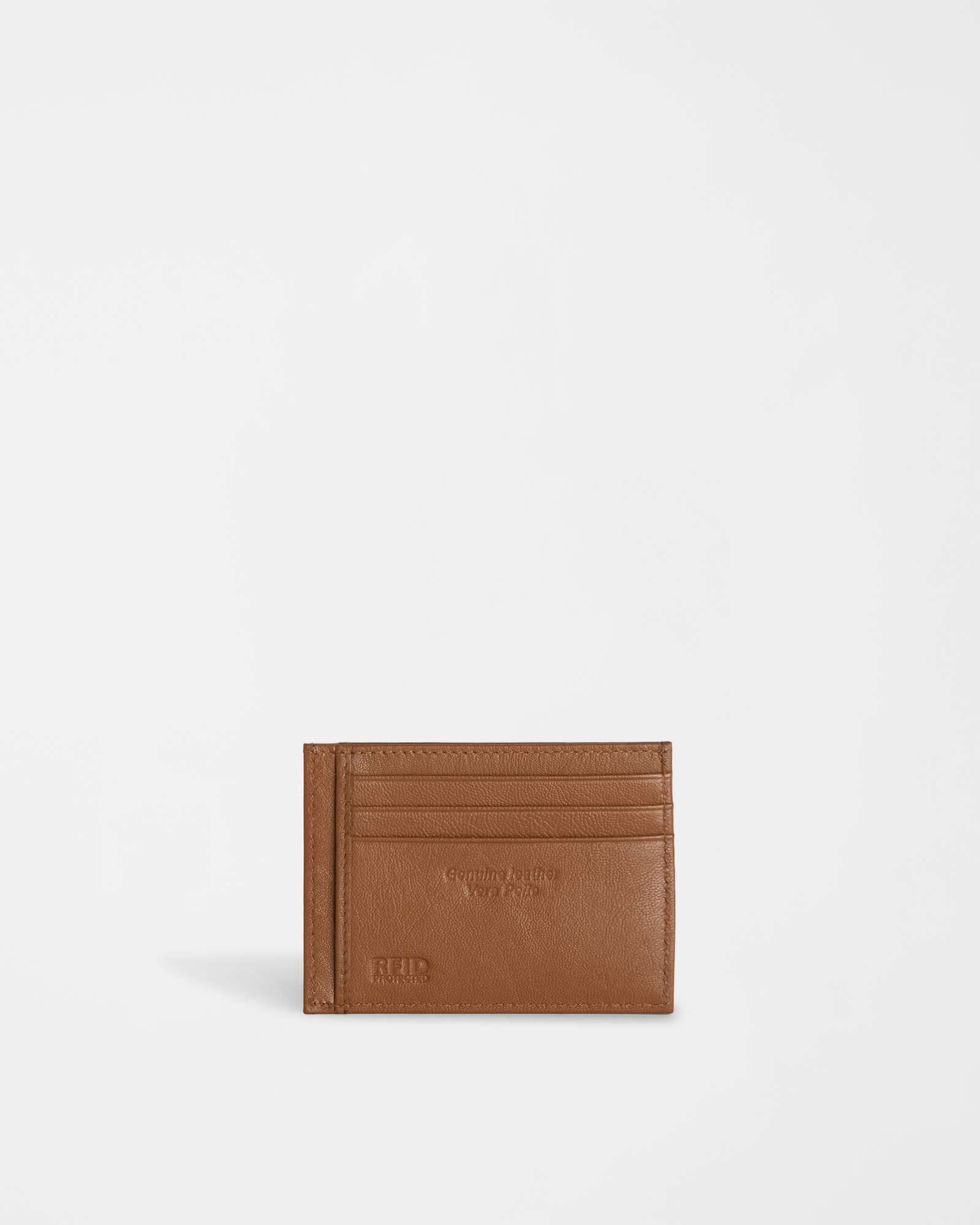 Multicolor leather card holder