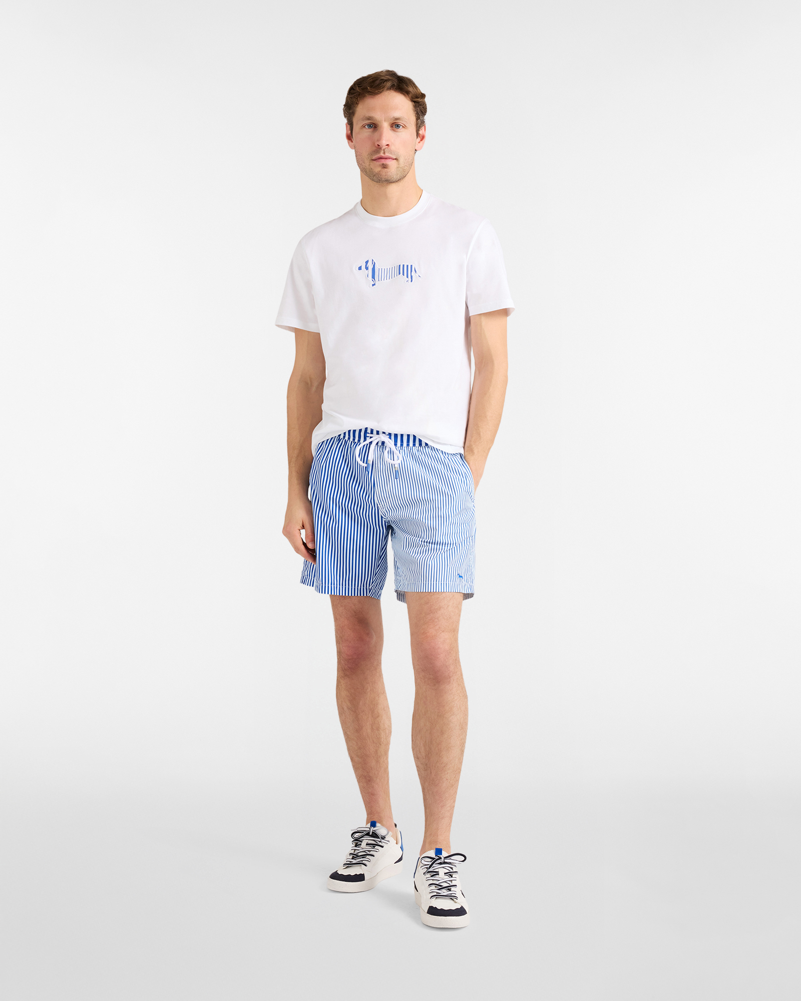 Men's Sorbet capsule swim shorts, Blue, large image number 3