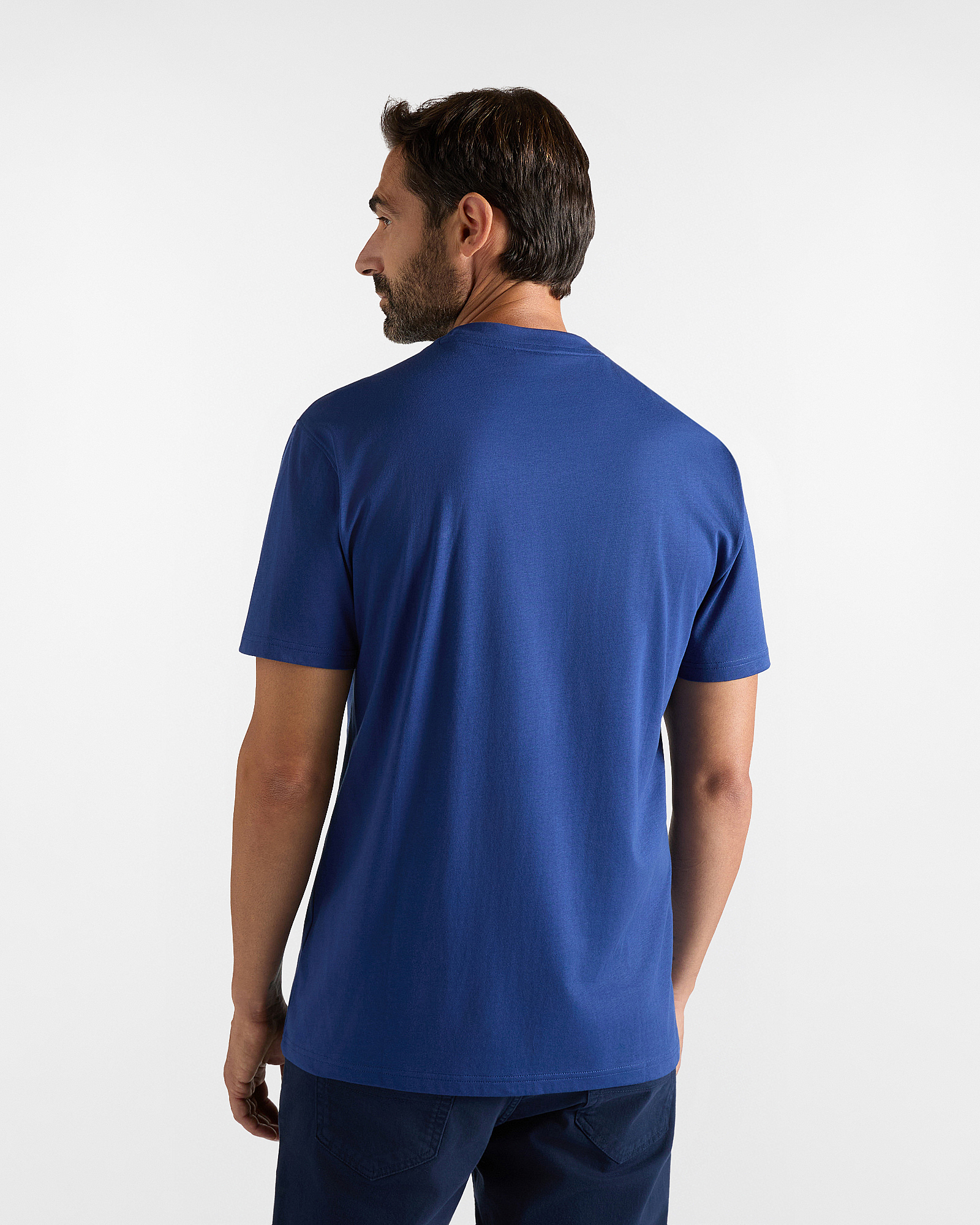 Camiseta de hombre en 100 % puro algod&oacute;n corte regular, AZUL DEPORTIVO, large image number 1