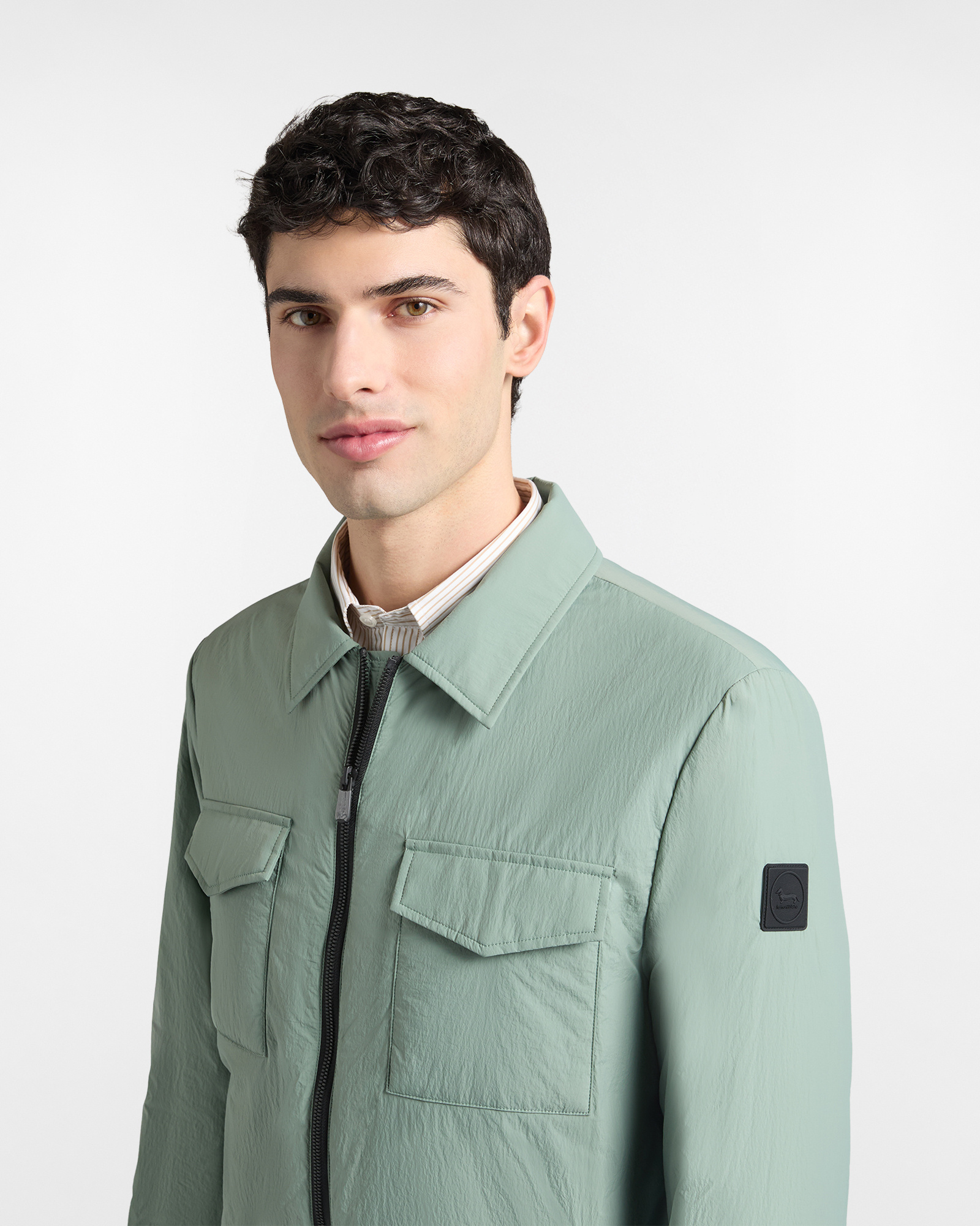 Men's ultralight jacket, Green, large image number 2