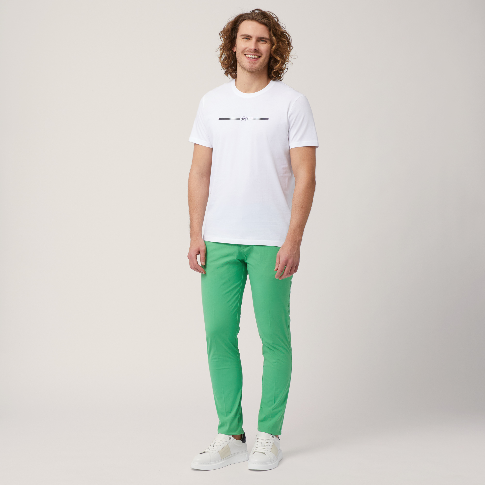 Narrow Fit Chino Pants, Herb, large image number 3