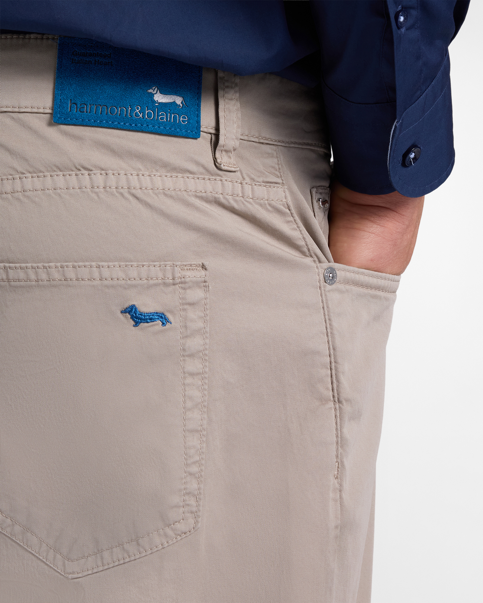 Relaxed-fit five-pocket trousers, Gray, large image number 2