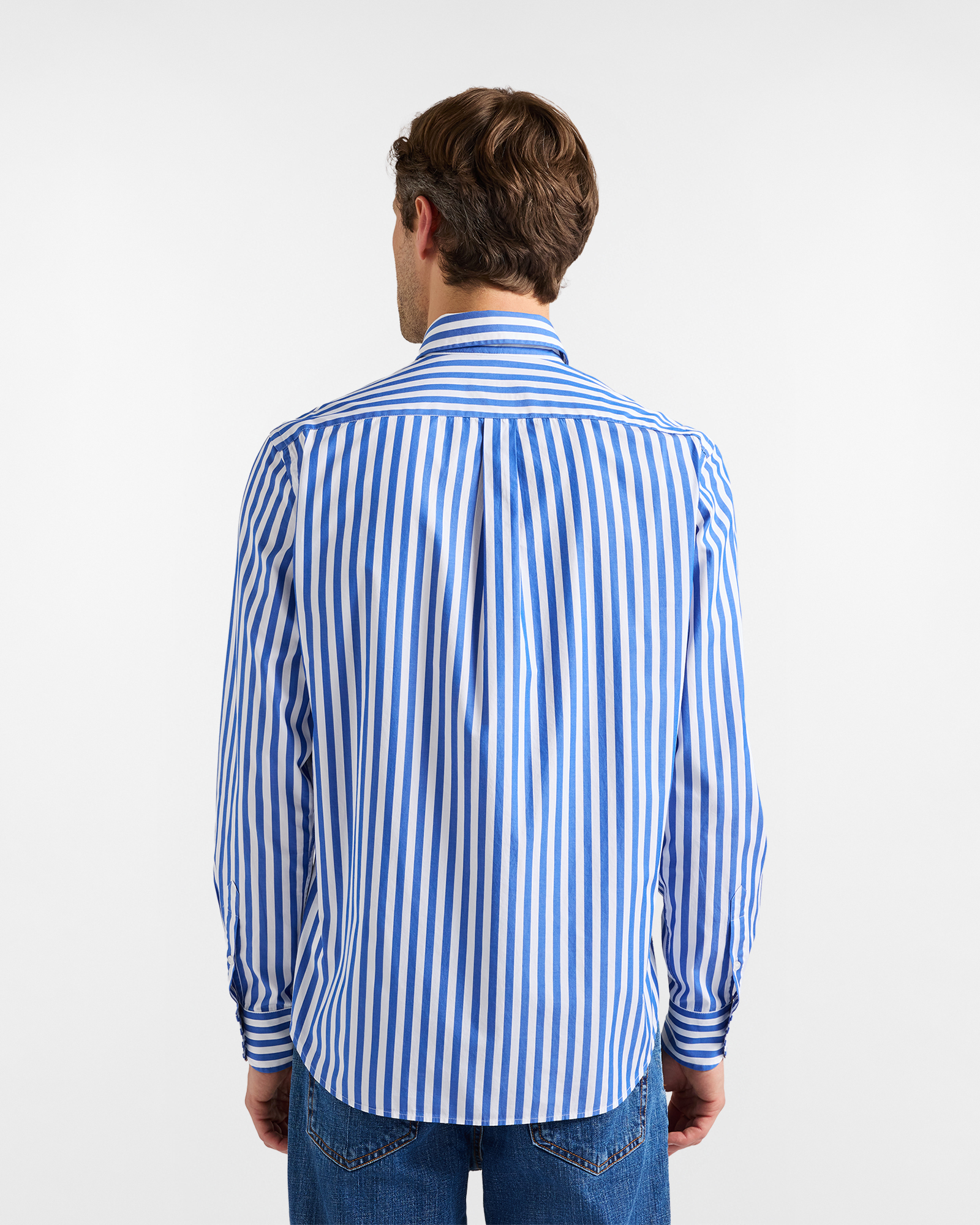 Men's "Sorbet" striped shirt, Blue, large image number 1