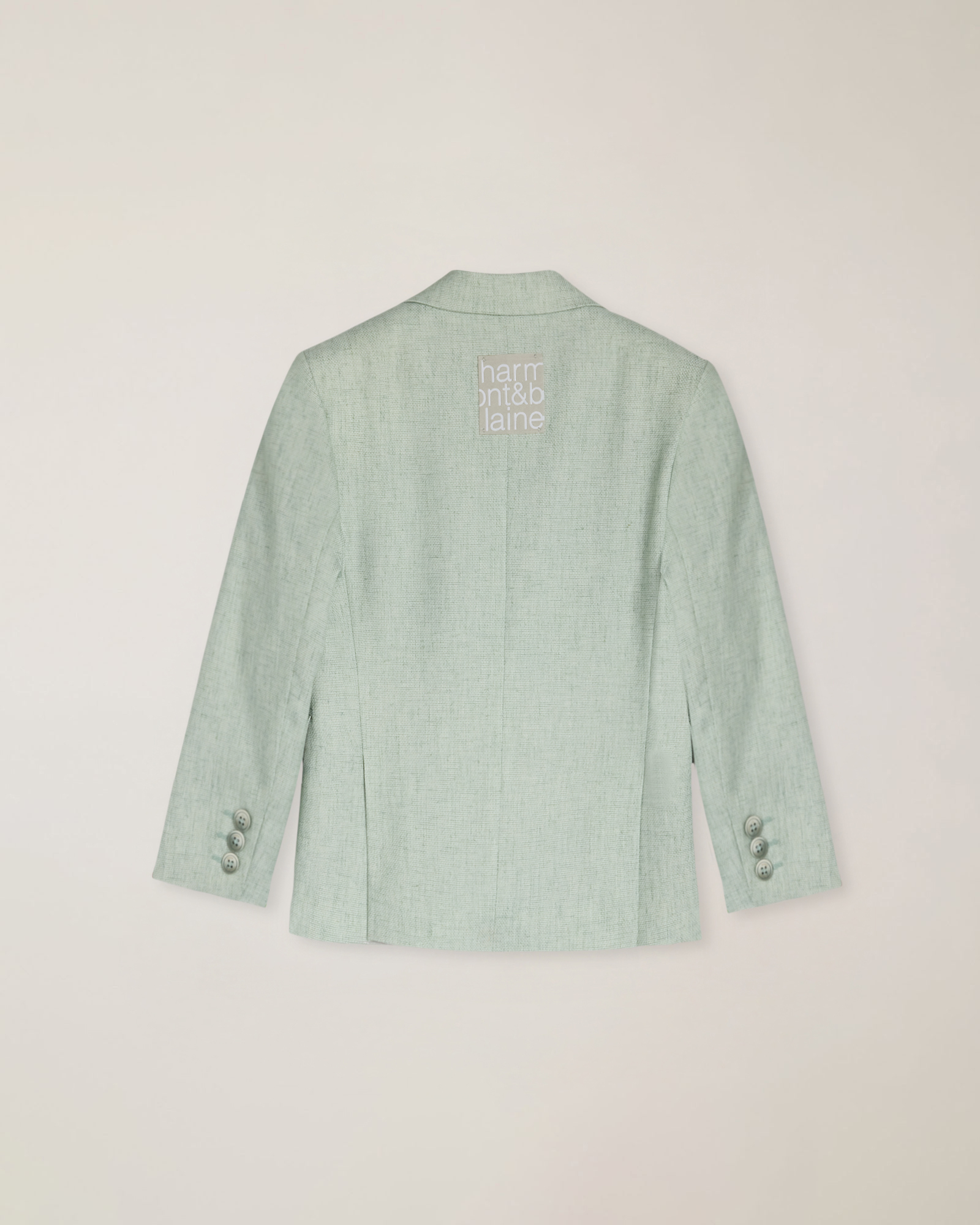 Giacca doppiopetto con patch personalizzato