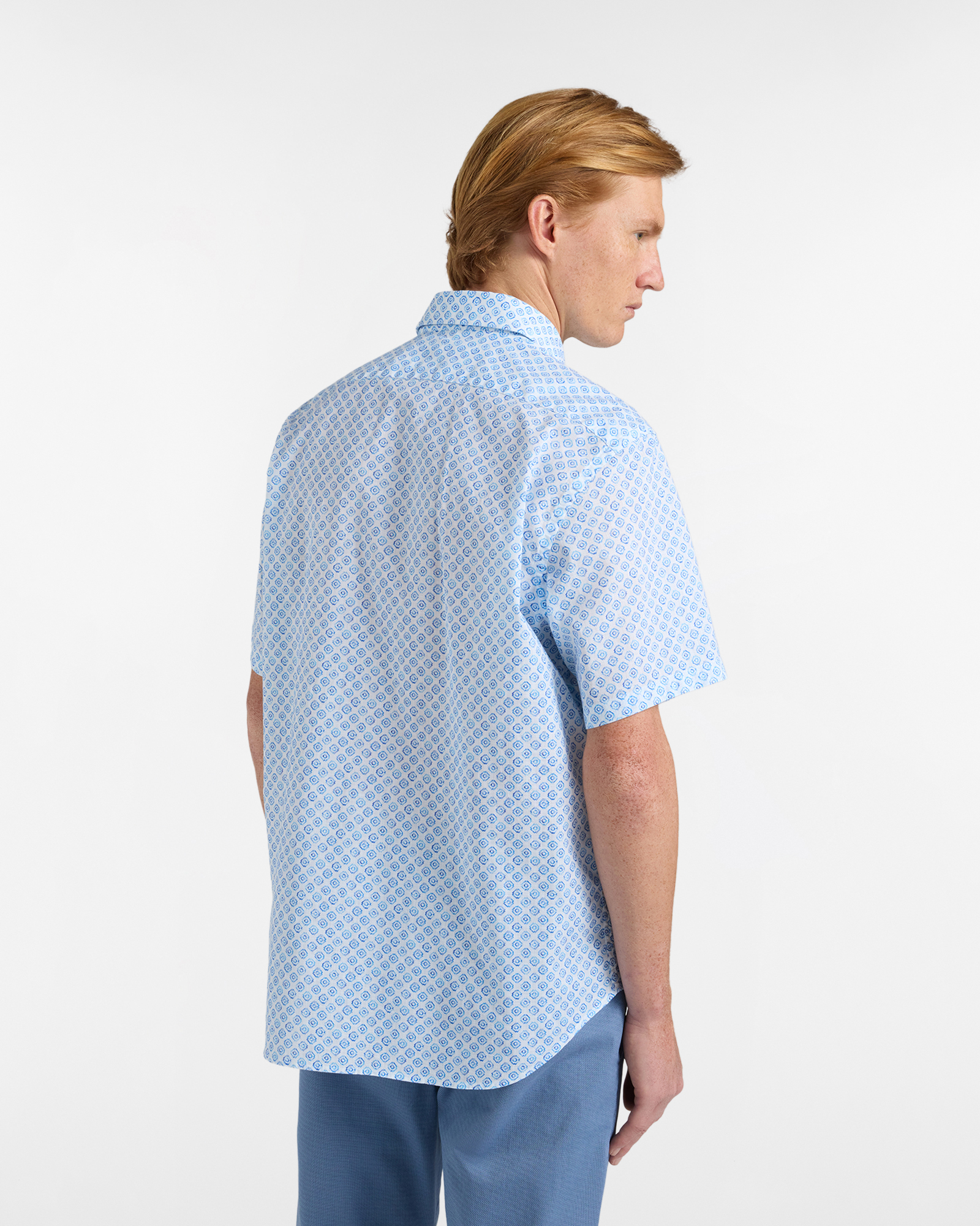 Camicia Uomo Fantasia Geometrica Regular Fit