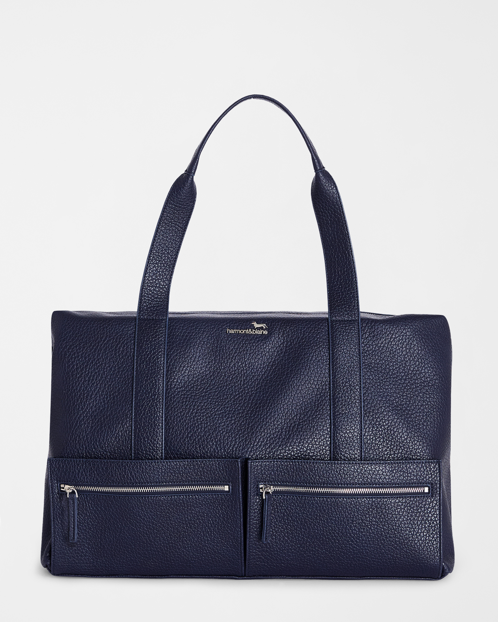 Faux leather travel bag