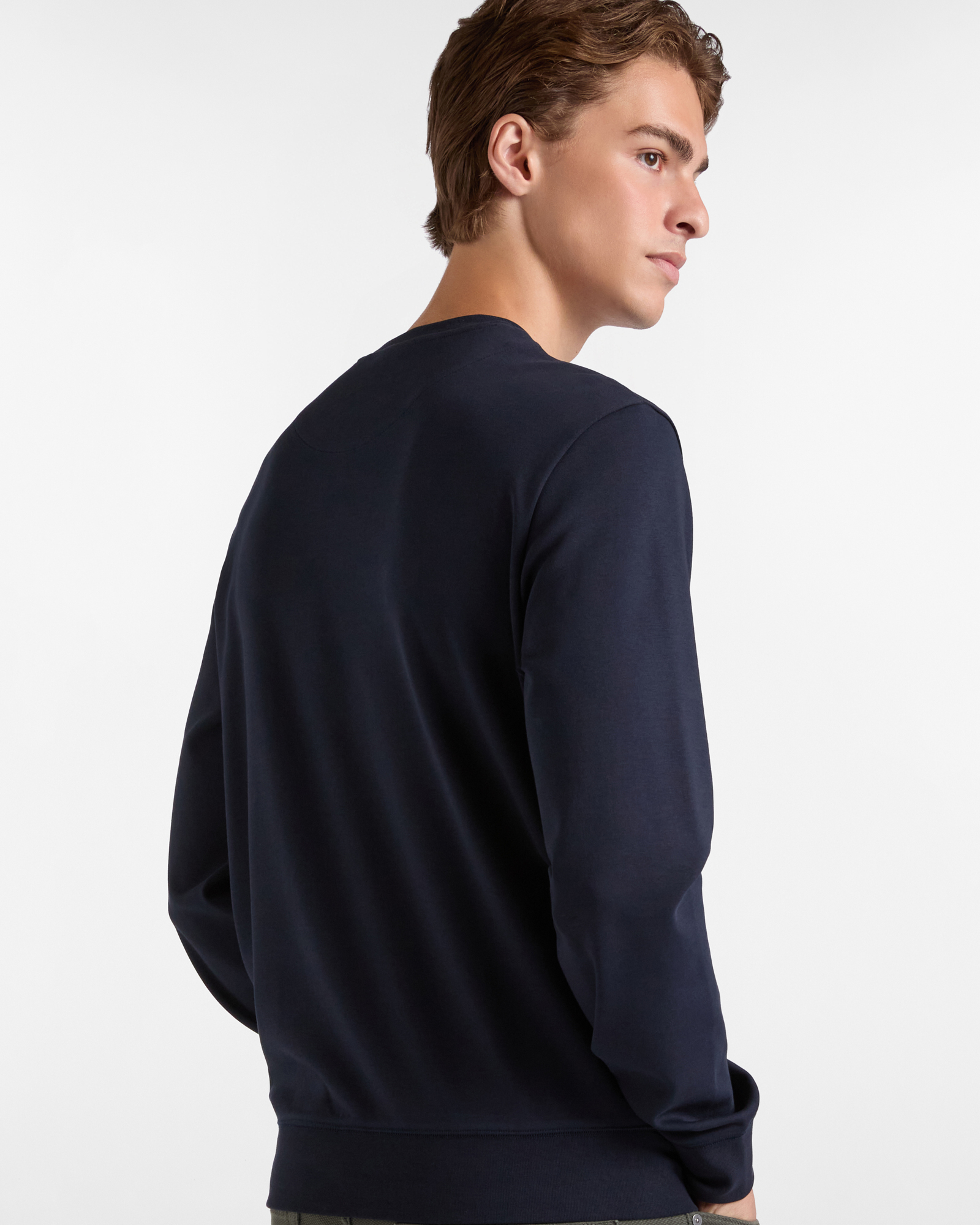 Sweatshirt With 3D Lettering, Navy Blue, large image number 1