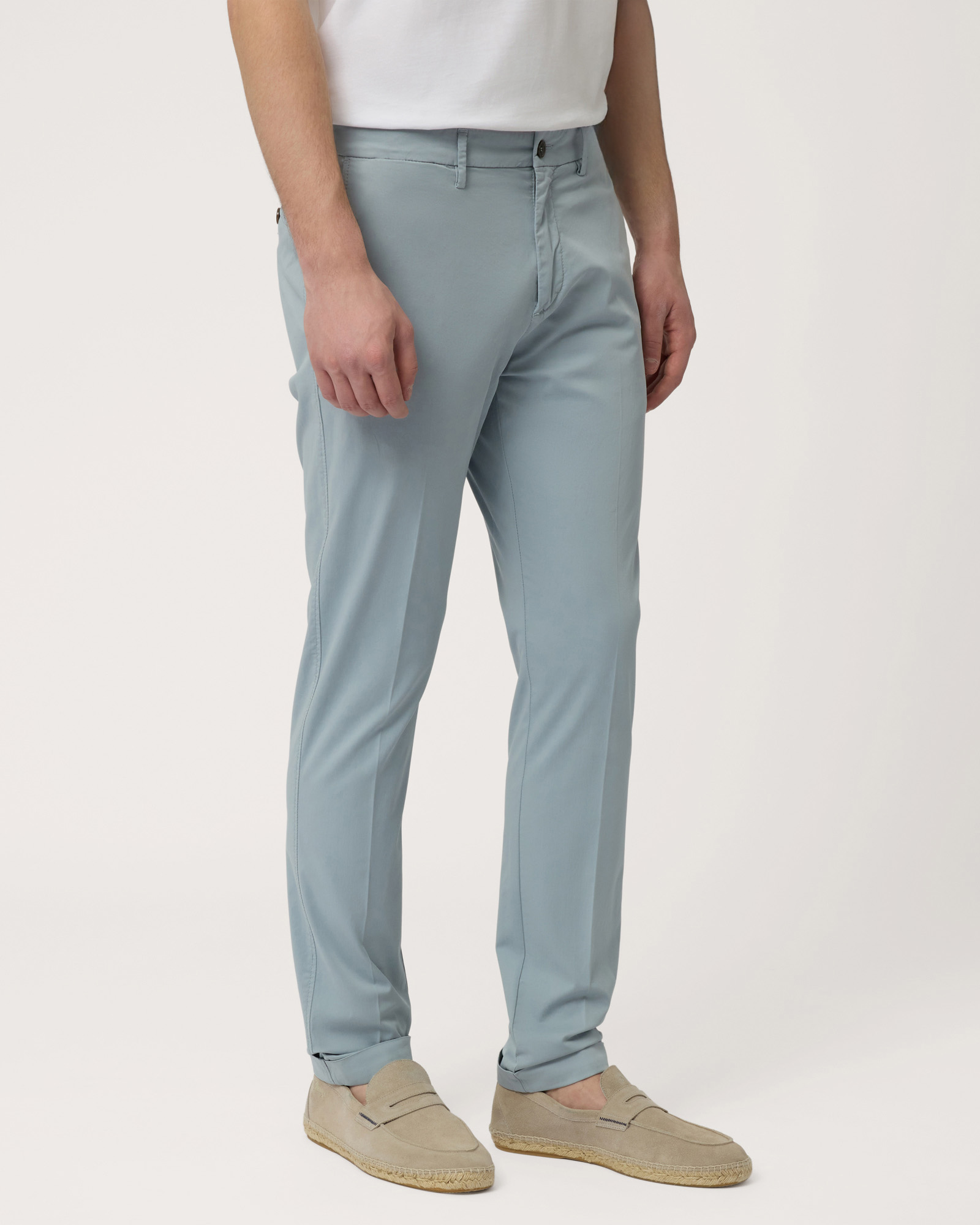 Slim Fit Chino Pants, Silver Grey, large image number 0